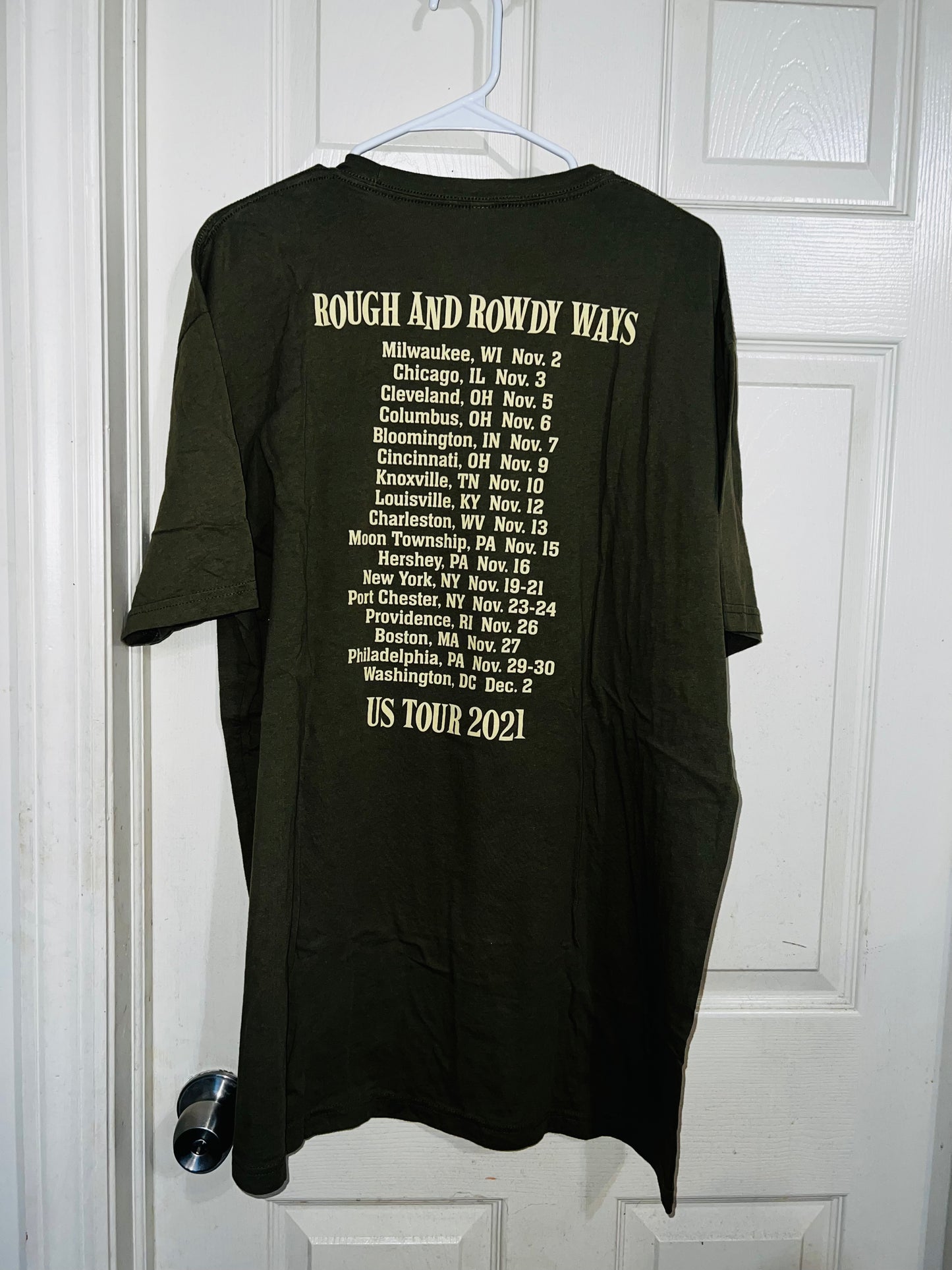 Bob Dylan Double Sided Vintage Oversized Distressed Tee