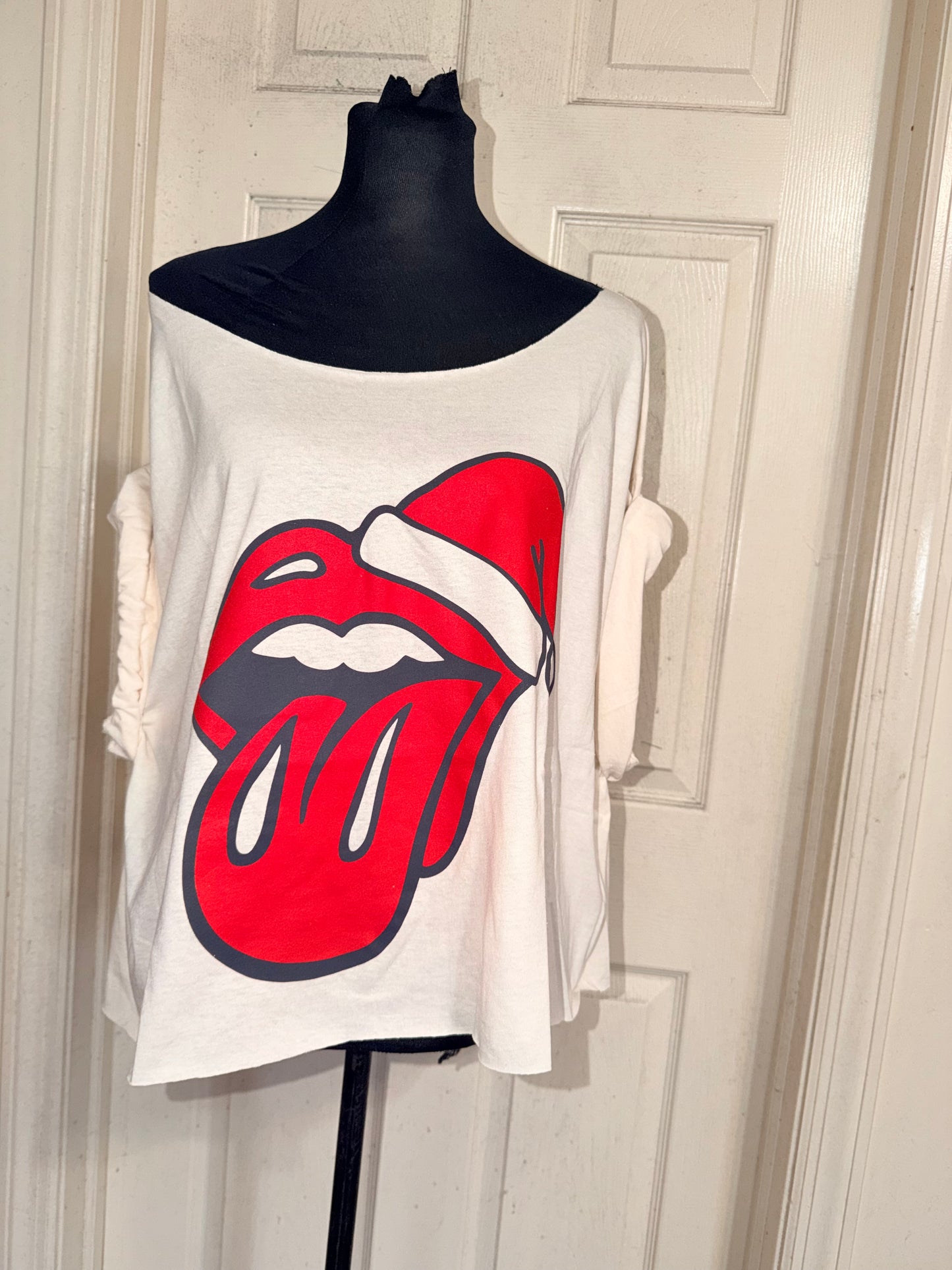 The Rolling Stones OFTS Oversized Distressed Tee
