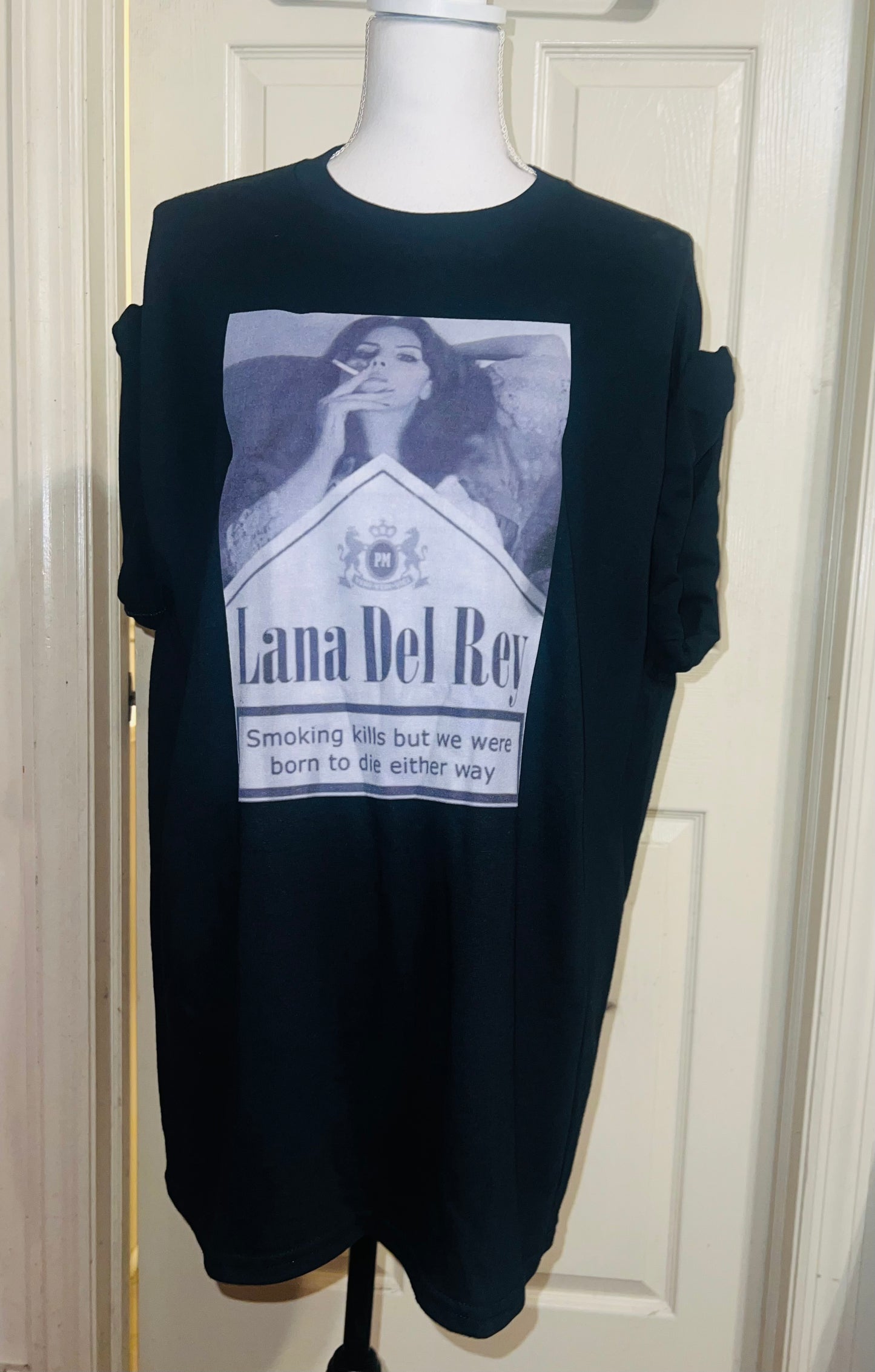 Lana Del Rey Born to Die Oversized Distressed Tee