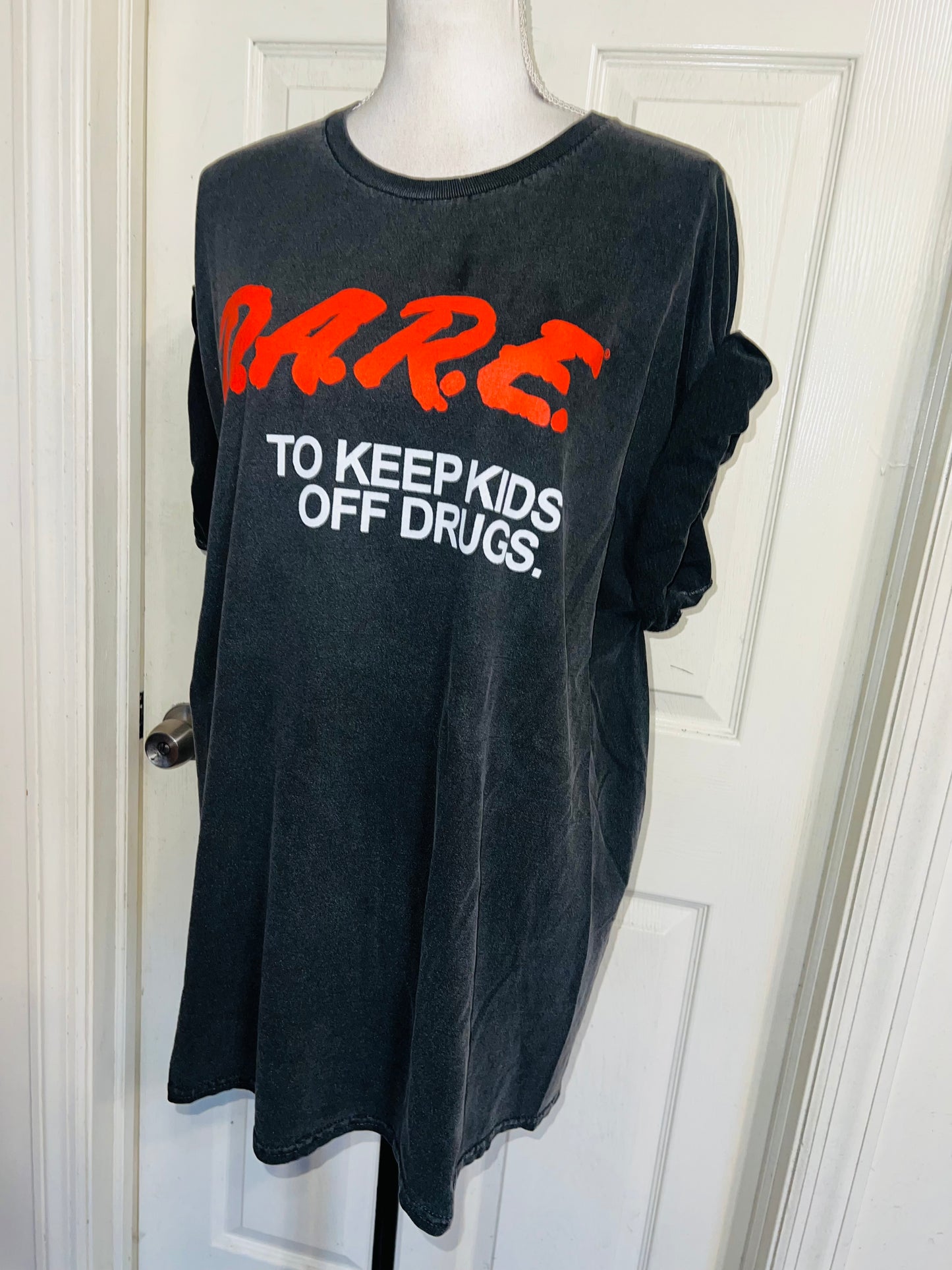 D.A.R.E. Oversized Distressed Tee