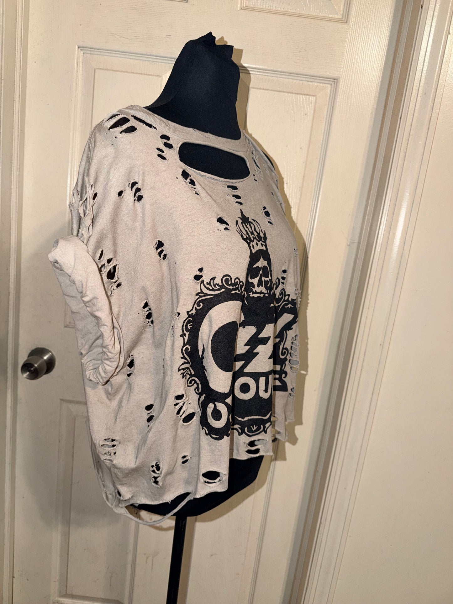 Ozzy Osbourne Oversized Distressed Tee (As Is)