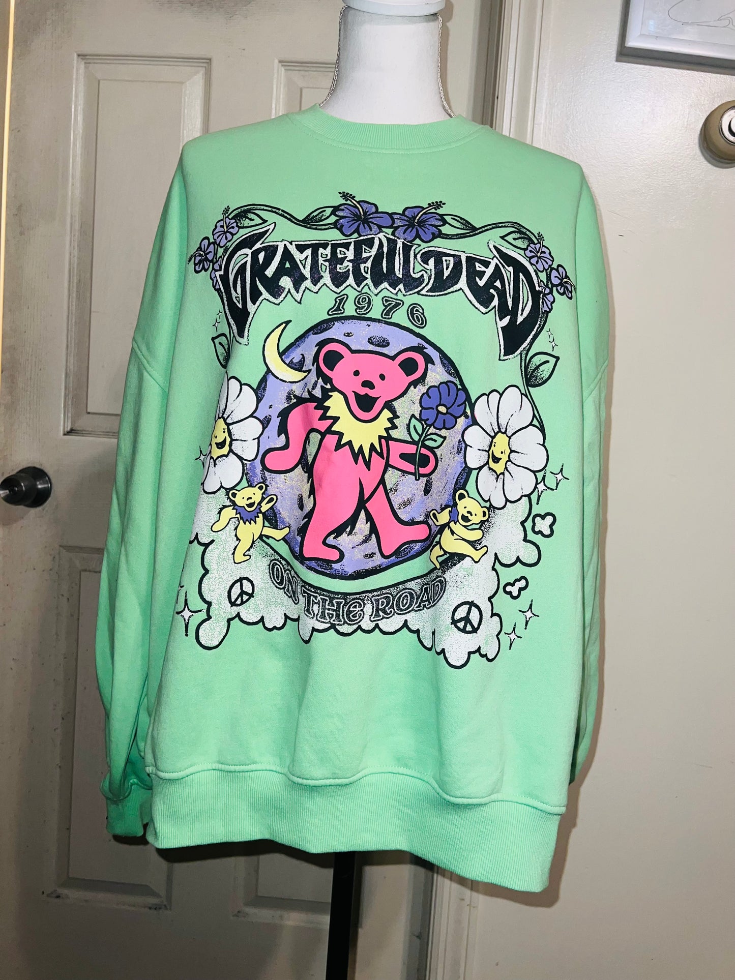 Grateful Dead Oversized Distressed Sweatshirt