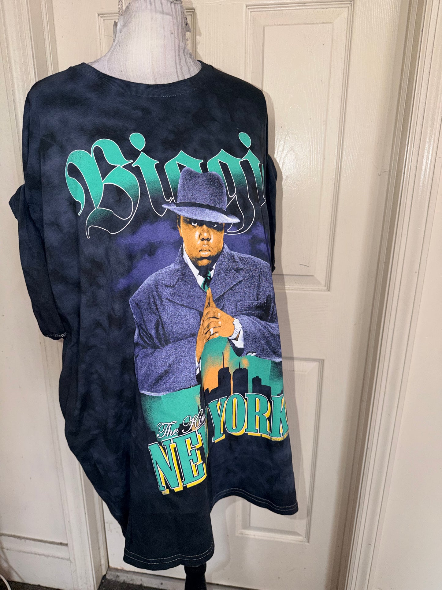 Biggie Smalls Oversized Distressed Tee