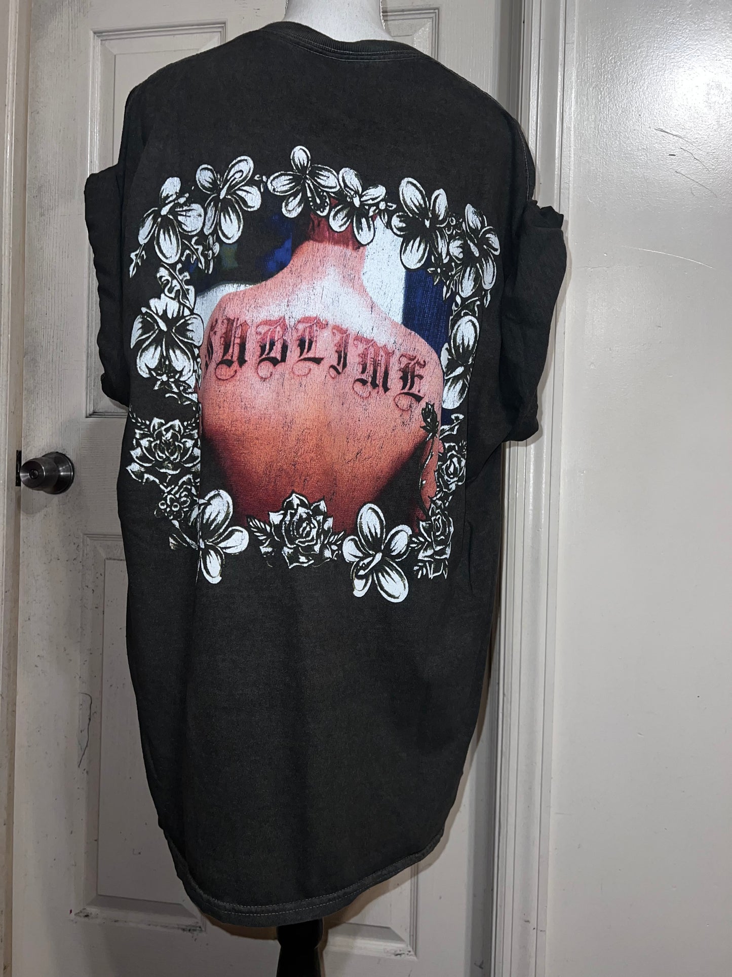 Sublime Double Sided Oversized Distressed Tee