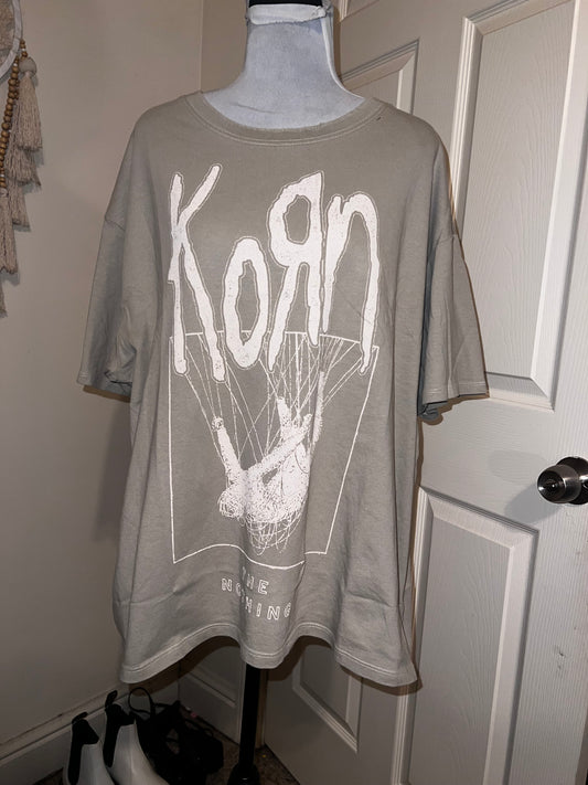 Korn Oversized Distressed Tee