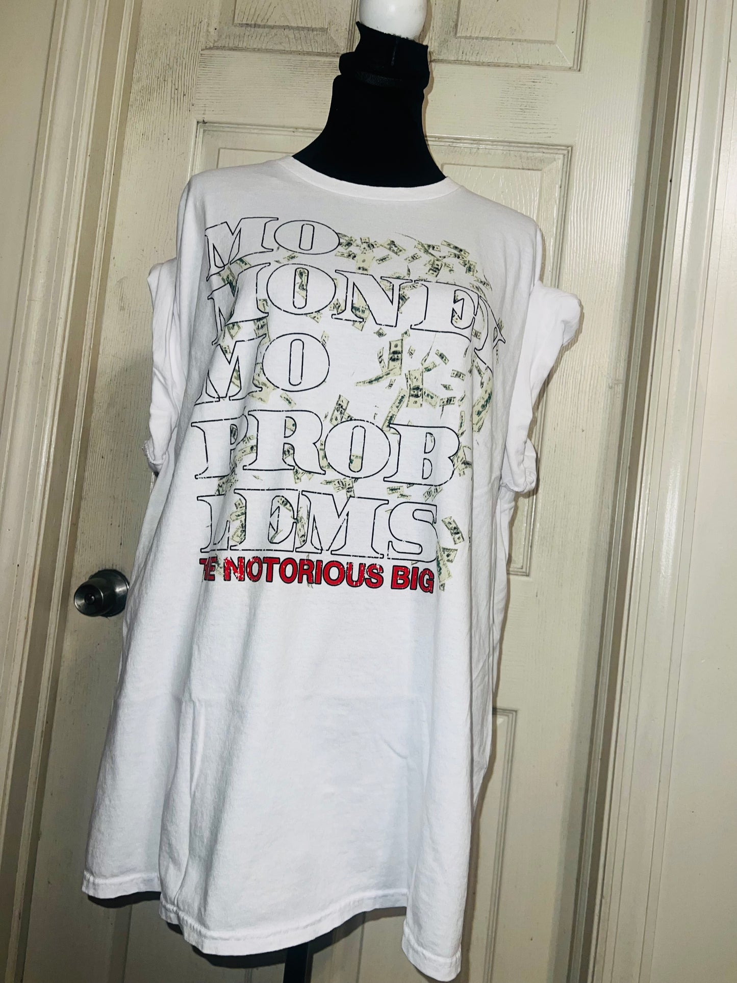 Notorious BIG Oversized Distressed Tee