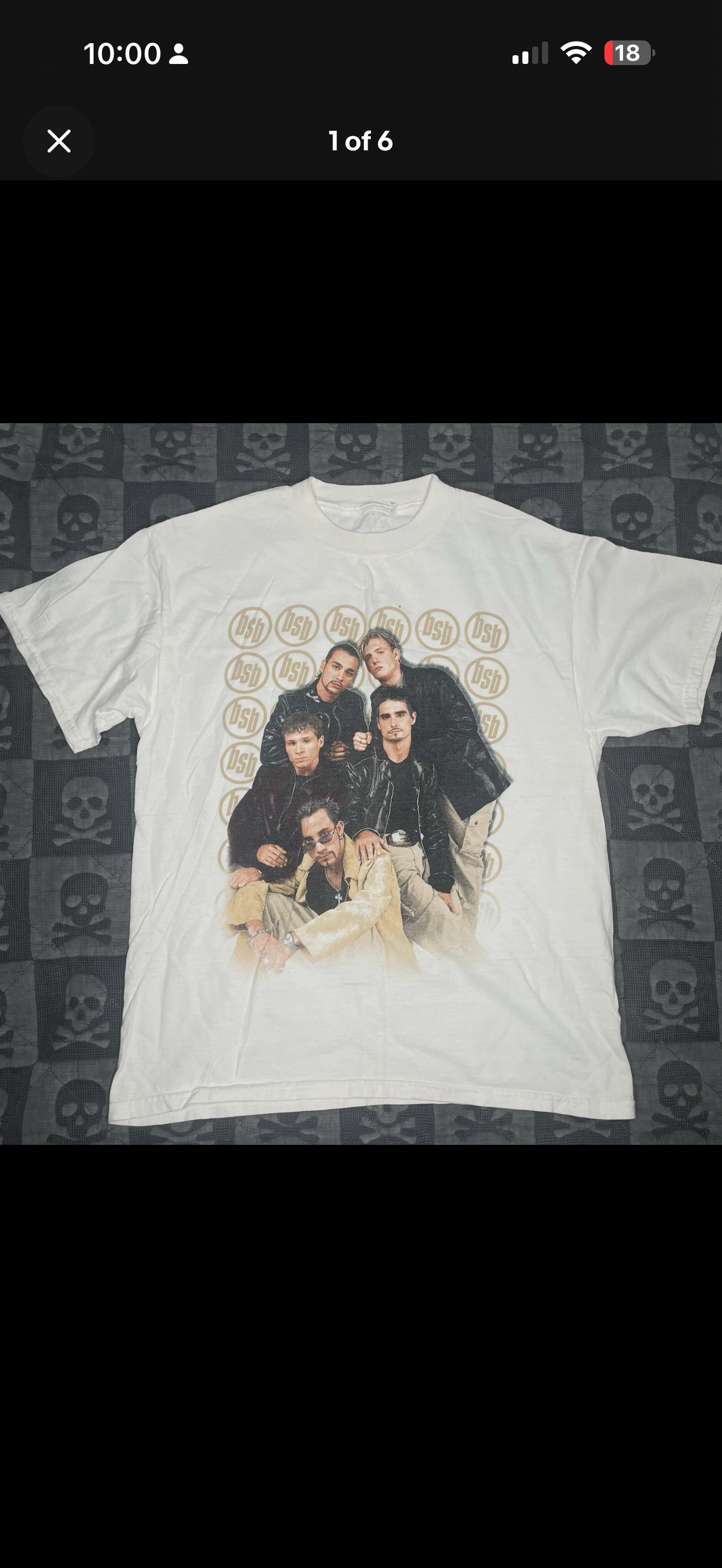 Backstreet Boys Vintage Double Sided Tee