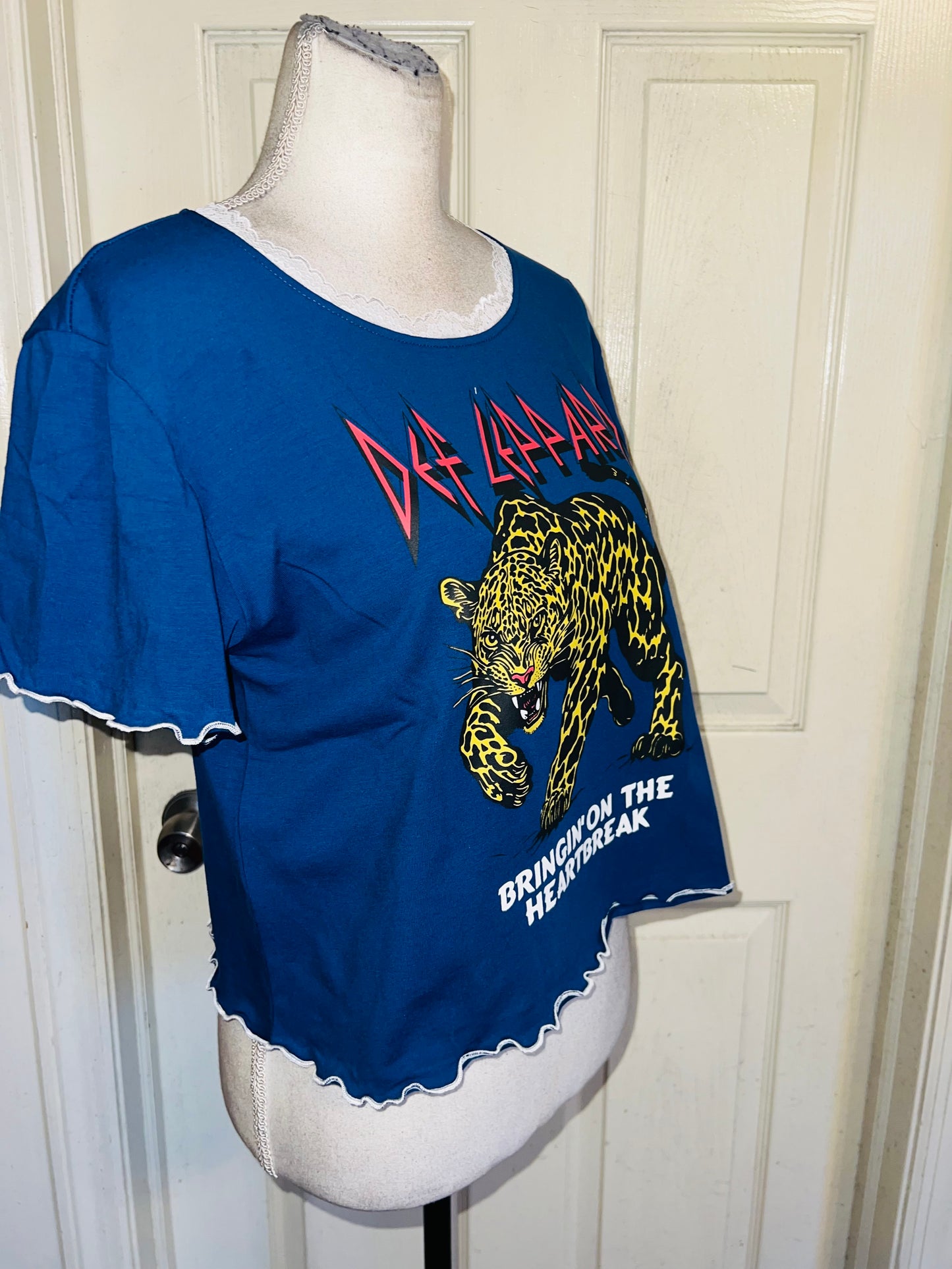 Def Leppard Distressed Baby Tee
