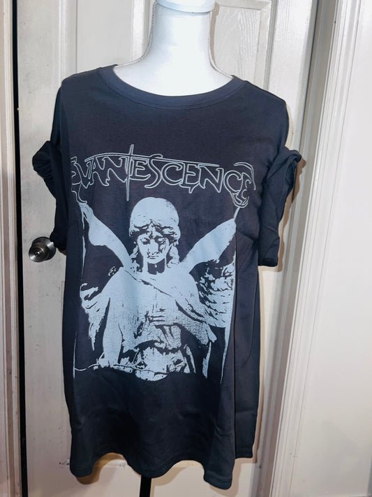 Evanescence Oversized Distressed Tee