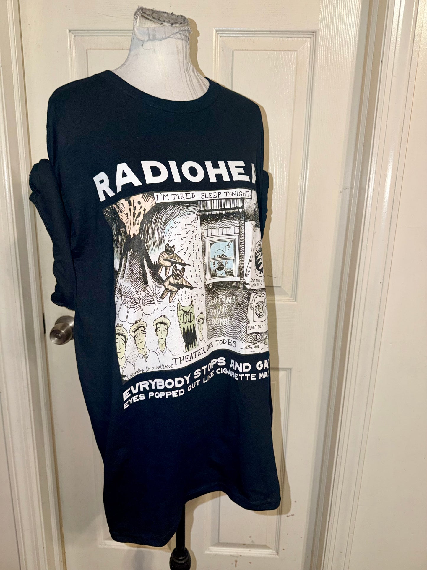 Radiohead Oversized Distressed Tee (Copy)