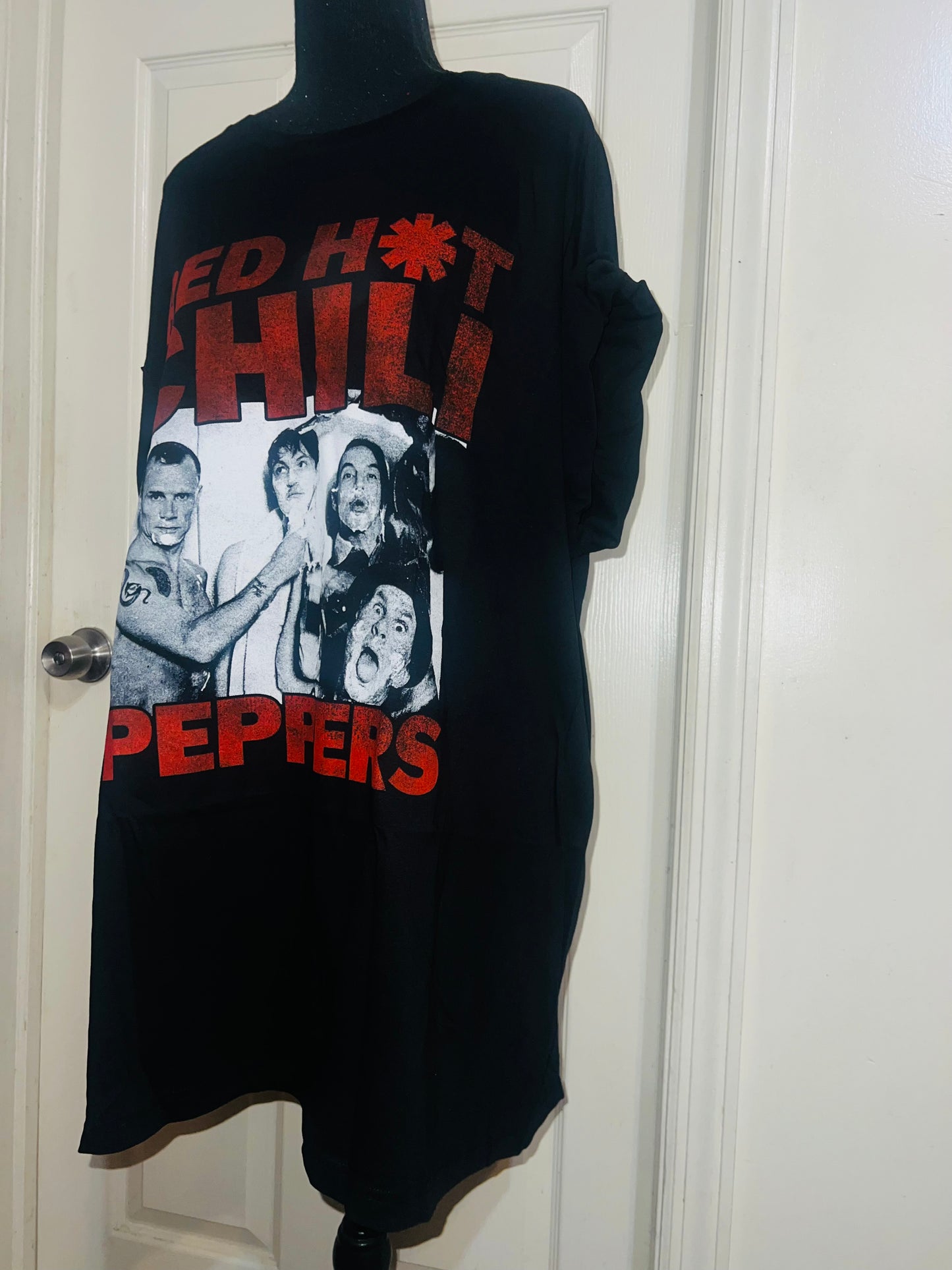 Red Hot Chili Peppers Oversized Distressed Tee