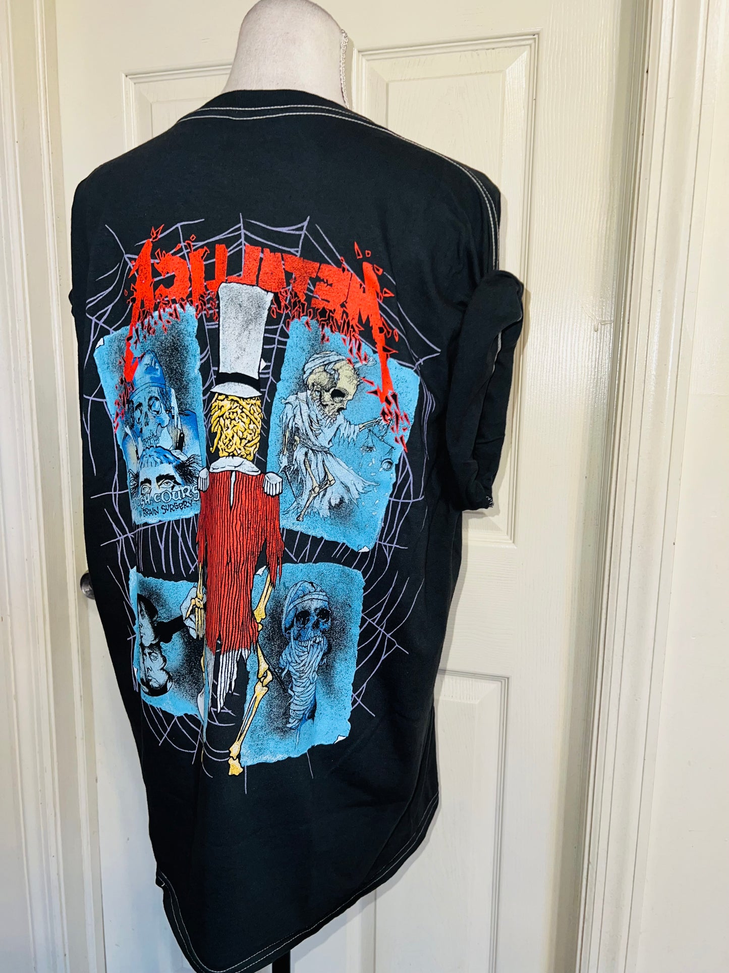 Metallica Double Sided Oversized Distressed Tee