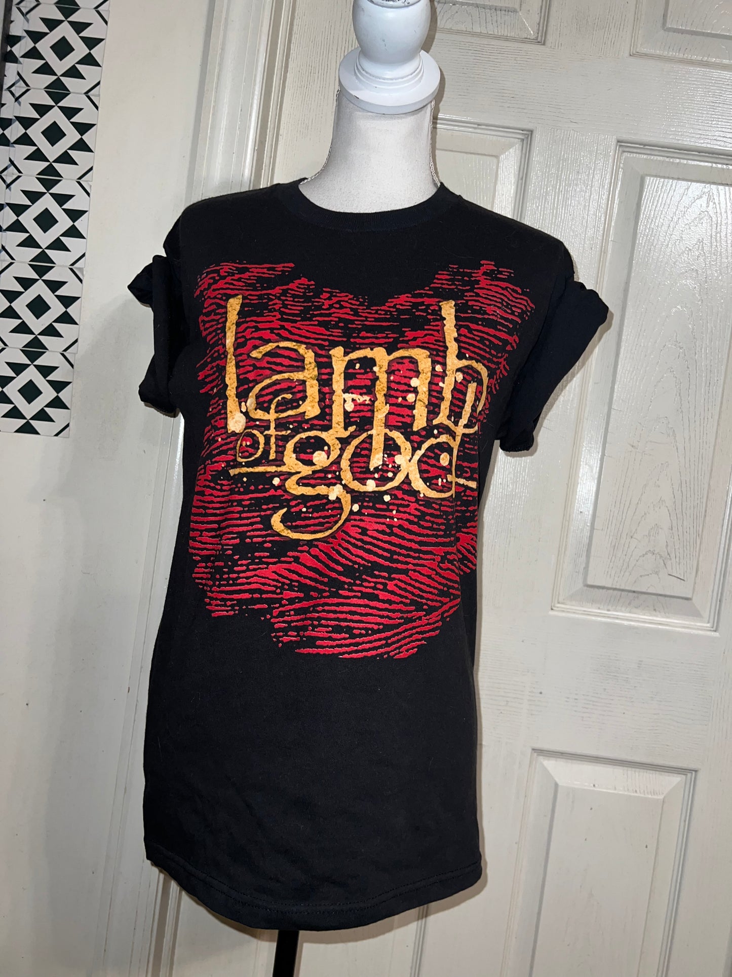 Lamb of God Double Sided ‘Vintage’ Oversized Tee