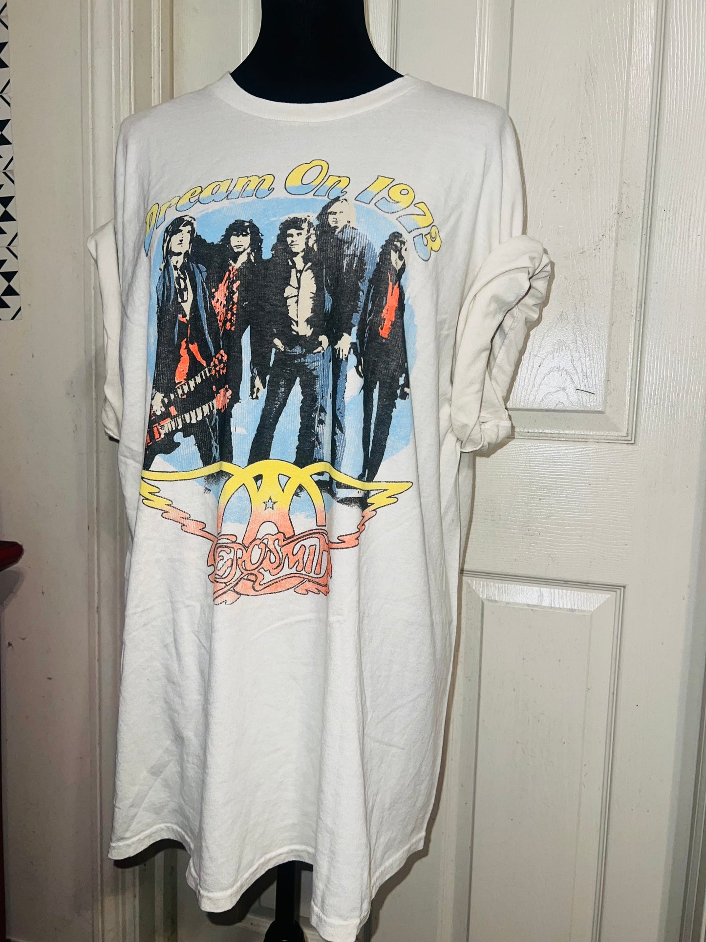 Aerosmith Oversized Distressed Tee