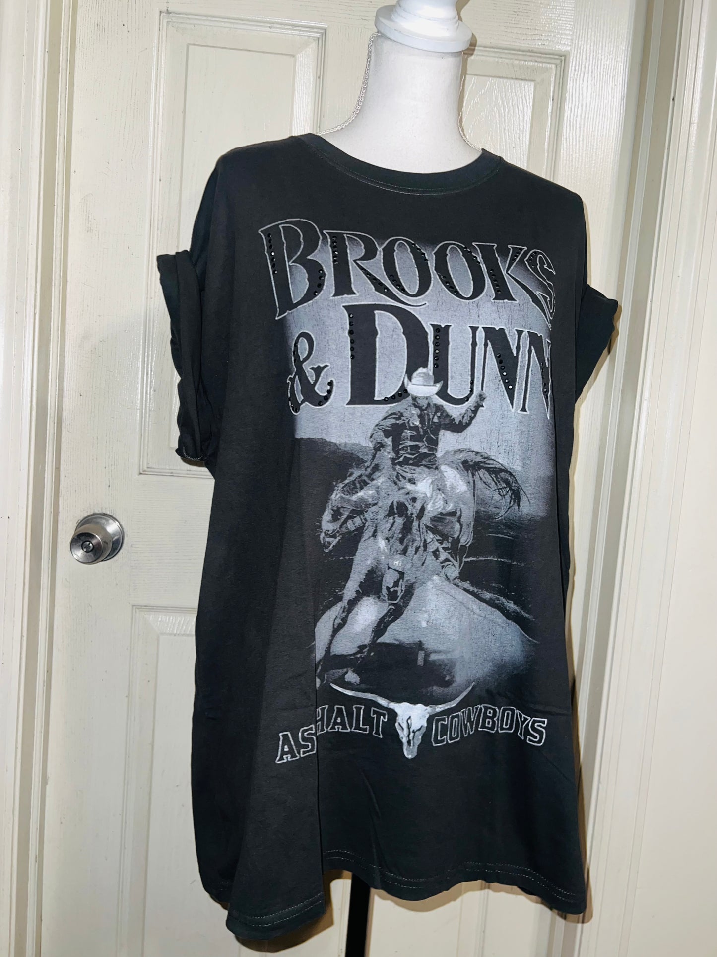 Brooks & Dunn Oversized Distressed Tee