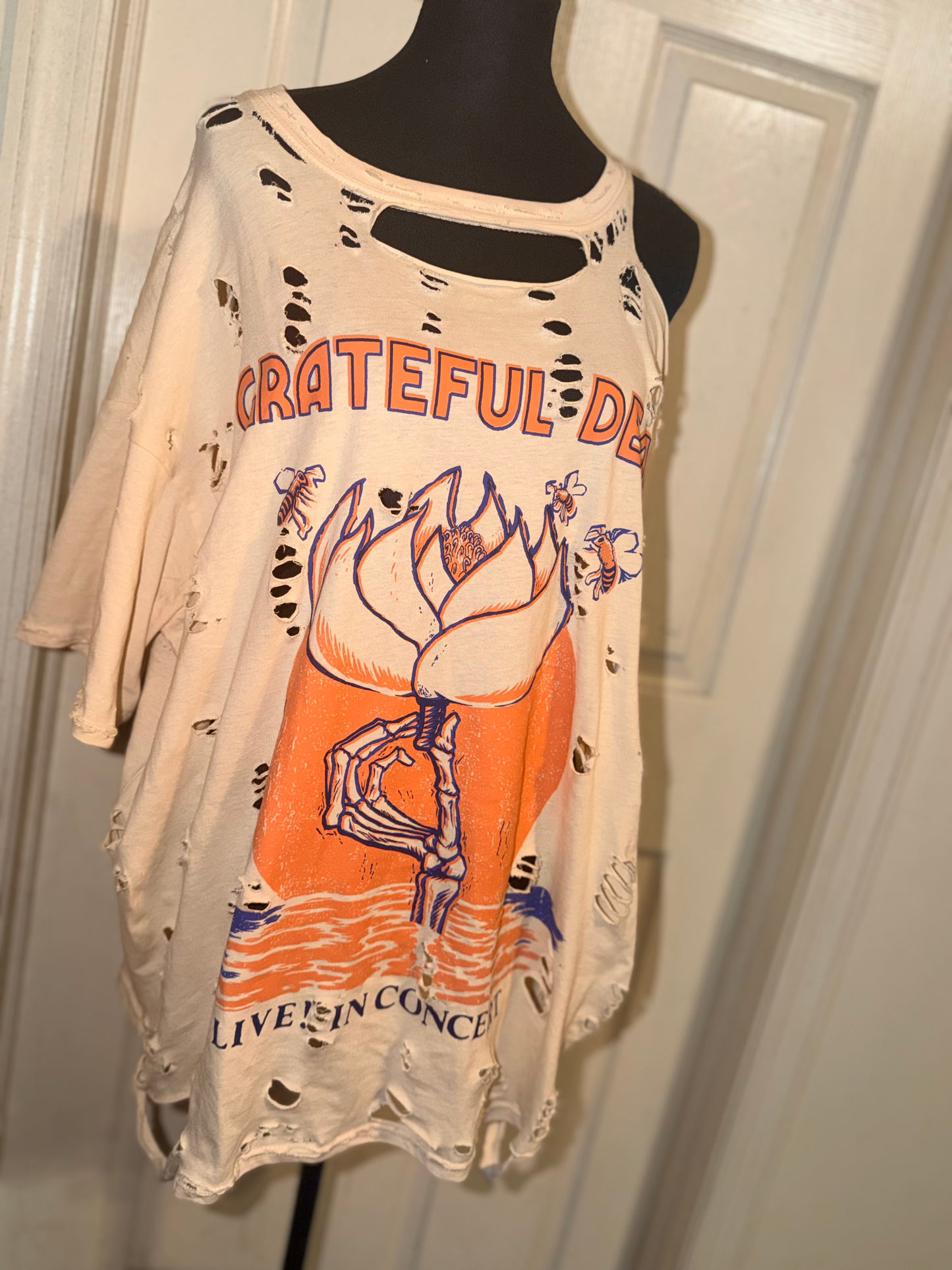 Grateful Dead Oversized Distressed Tee (as is)