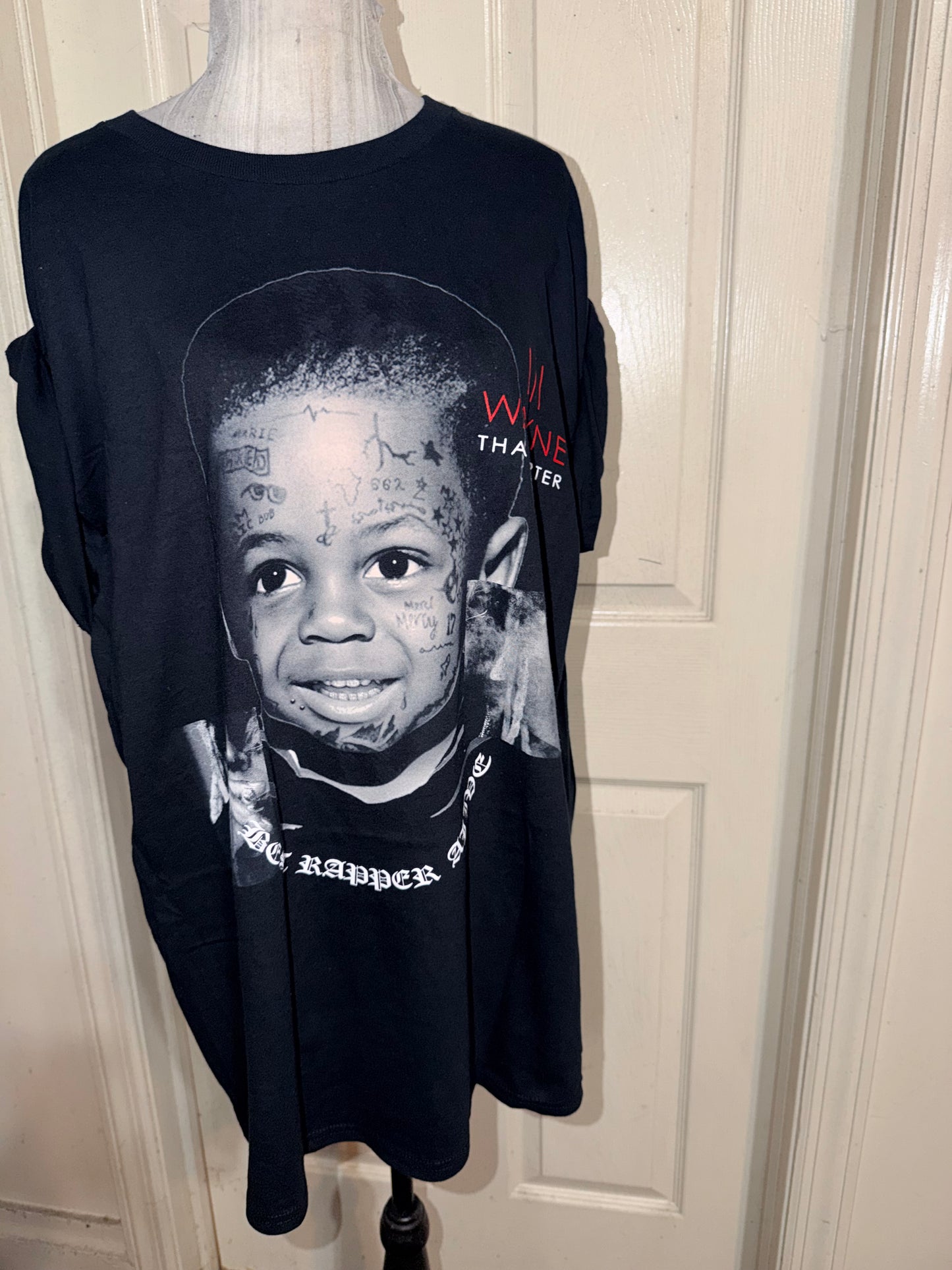 Lil Wayne Double Sided Oversized Distressed Tee