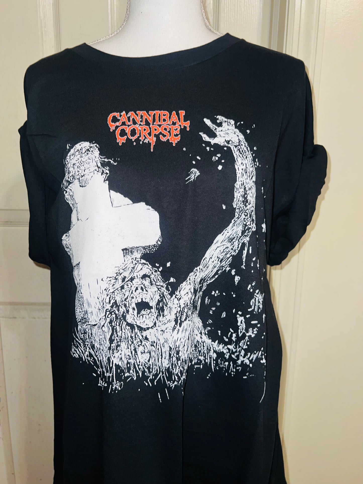 Cannibal Corpse Oversized Distressed Tee