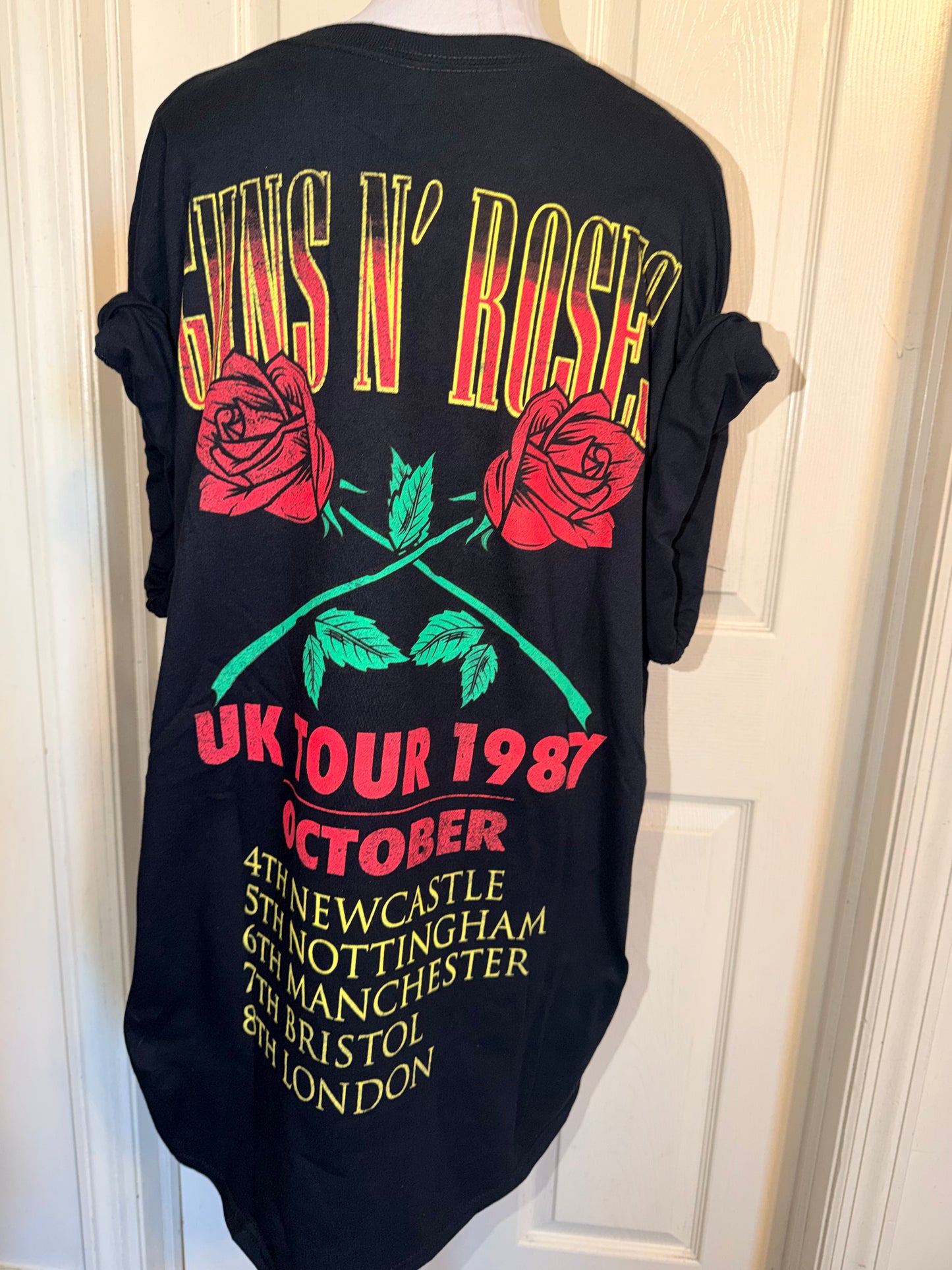 Guns N’ Roses Double Sided Oversized Distressed Tee