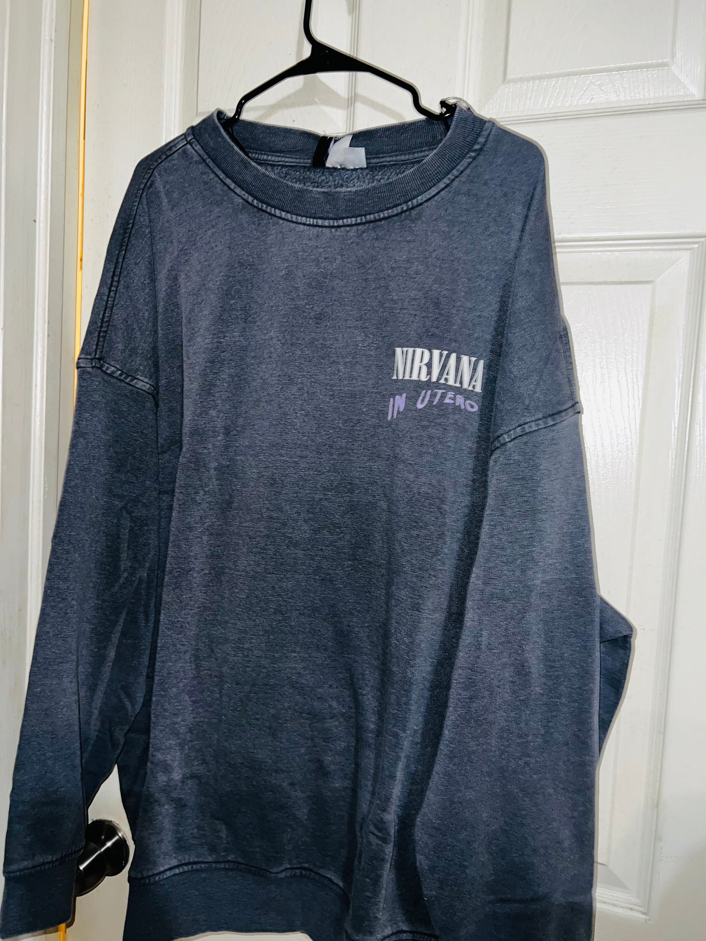 Nirvana Oversized Double Sided Sweatshirt