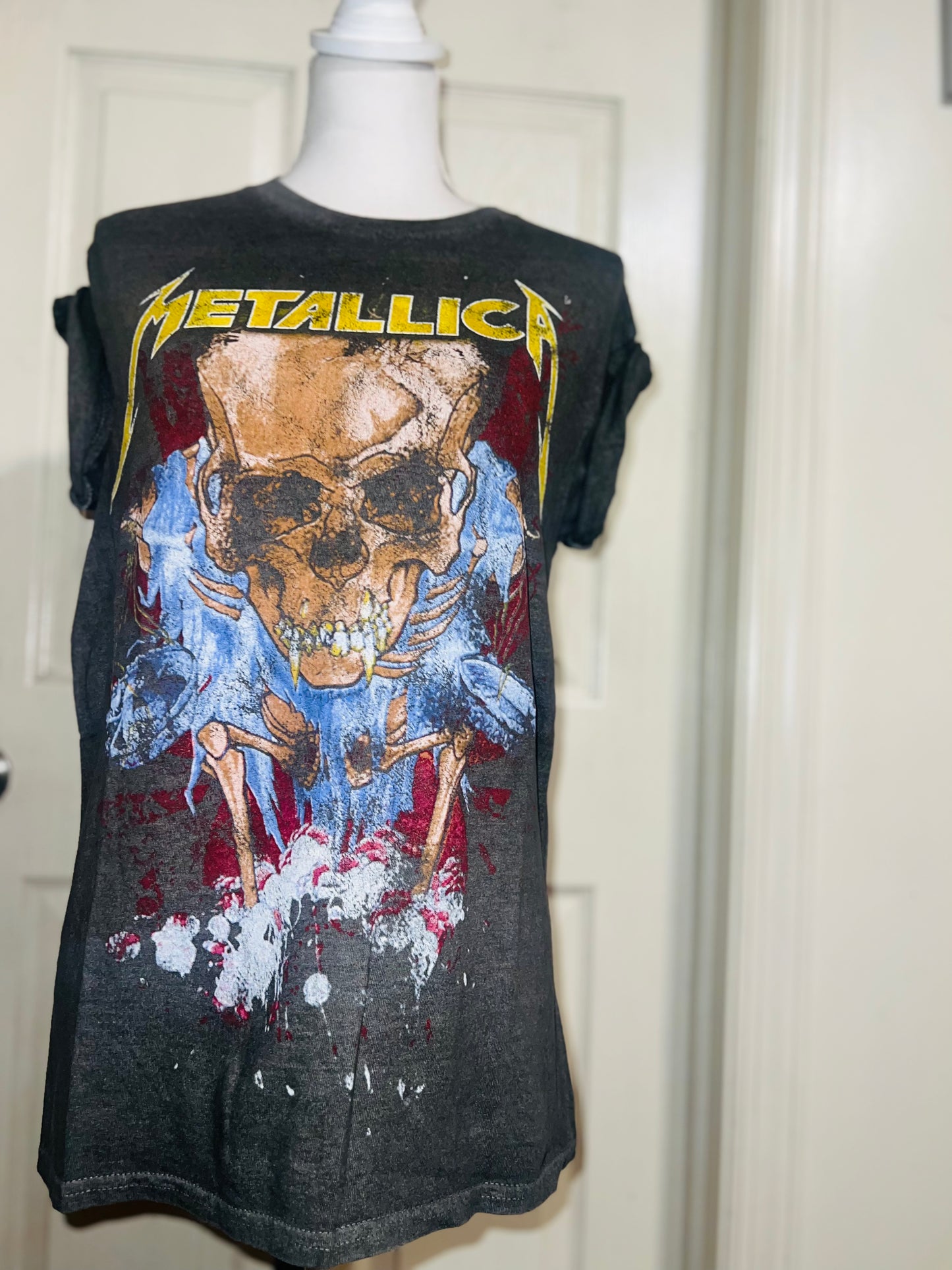 Metallica Oversized Distressed Tee