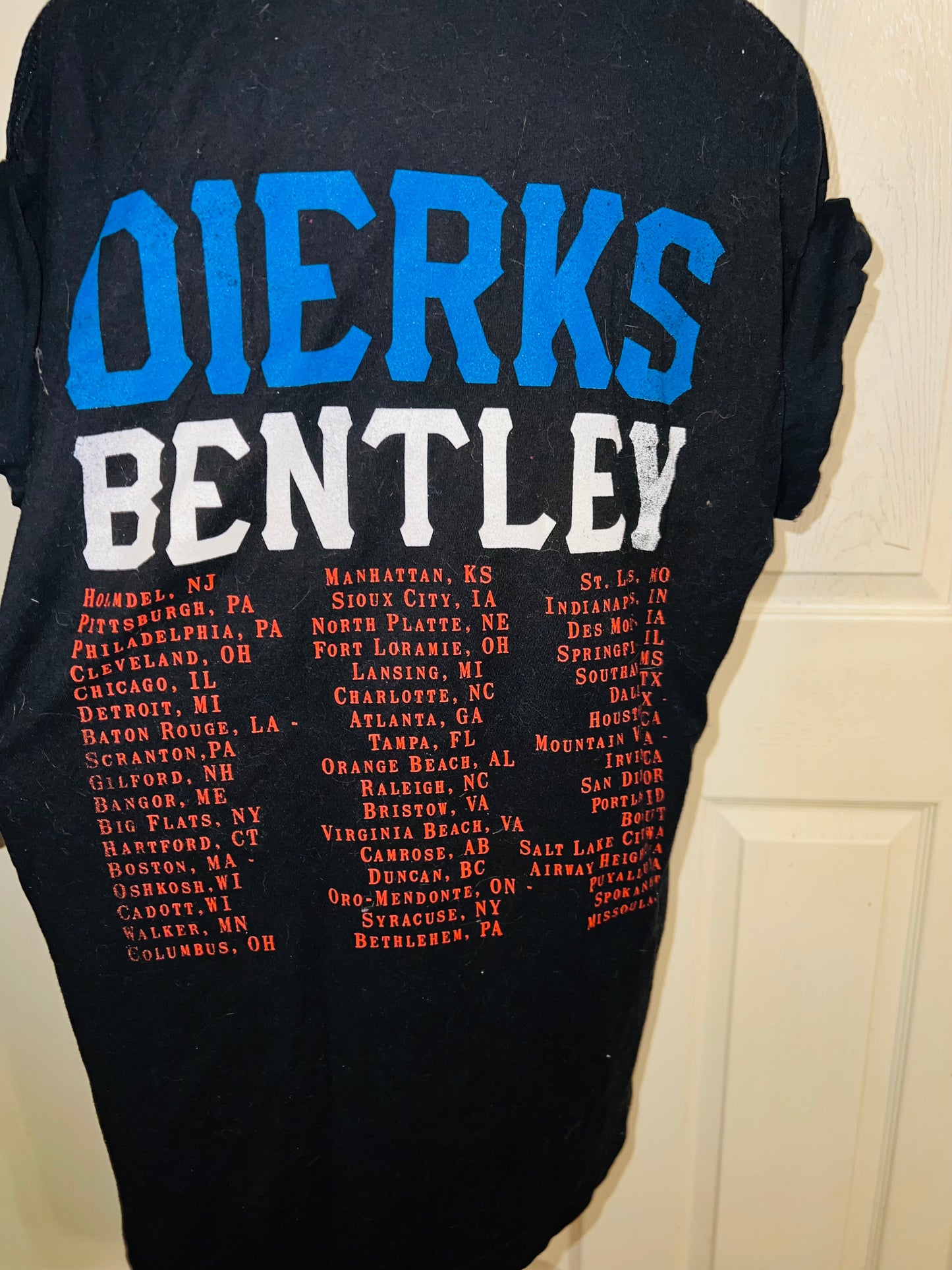 Dirks Bentley 2015 Double Sided Distressed Tee