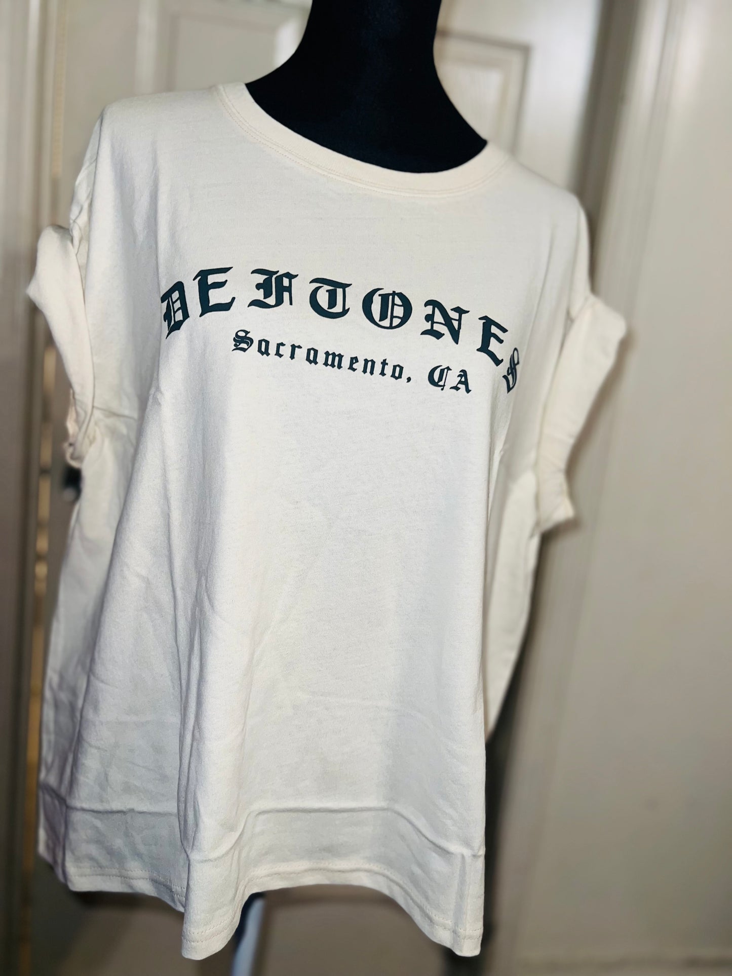 Deftones Oversized Distressed Tee