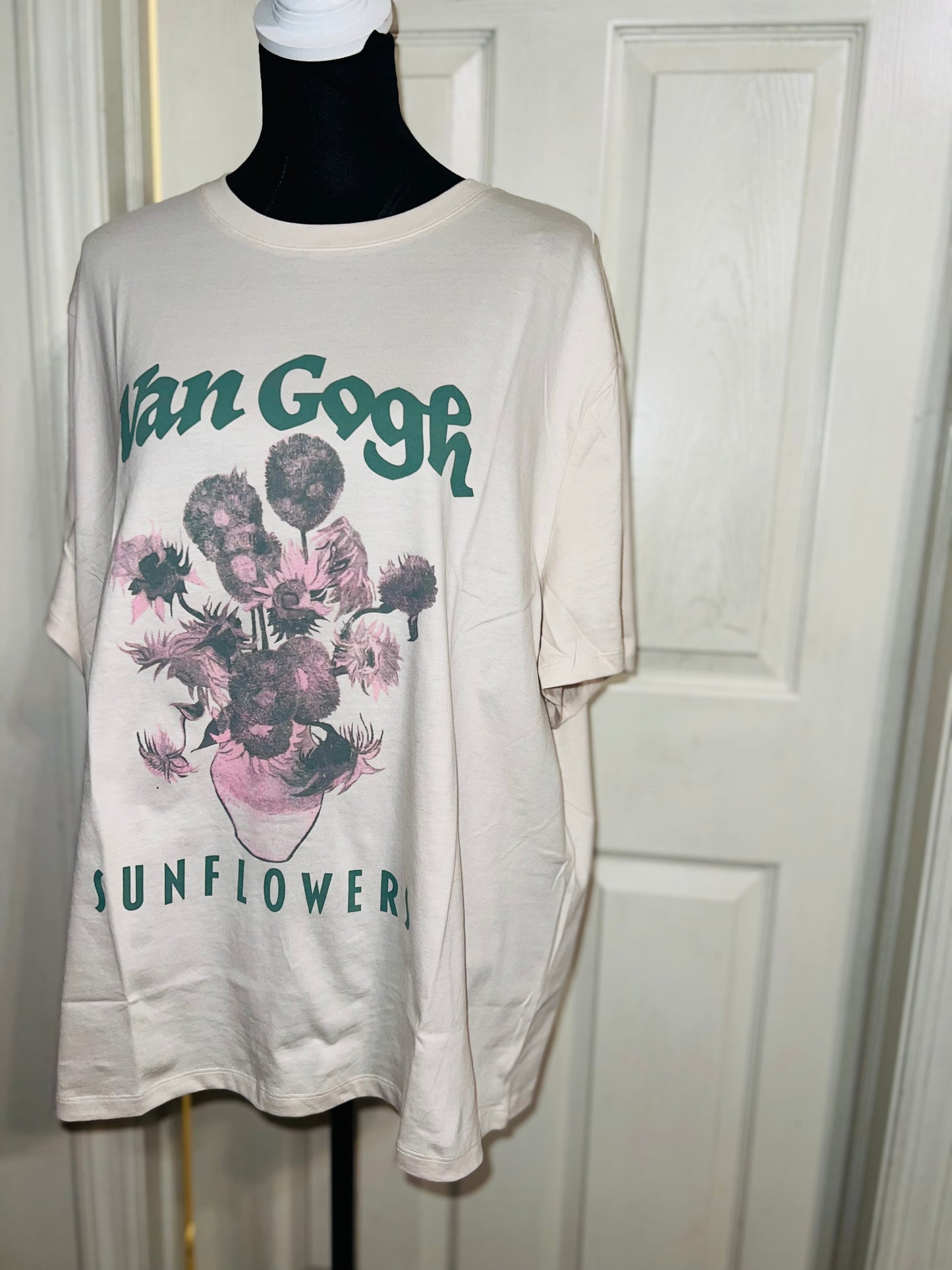 Vincent Van Gogh Oversized Distressed Tee