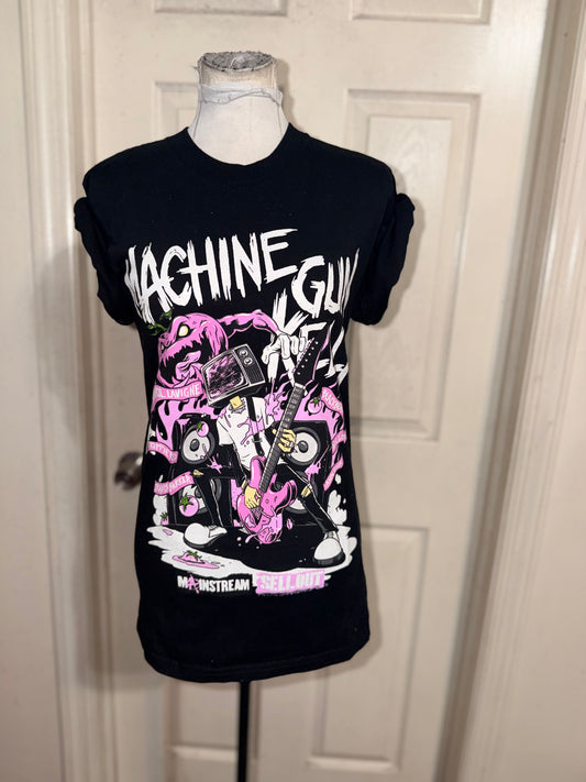 Machine Gun Kelly ft. Avril Lavigne Double Sided Oversized Distressed Tee