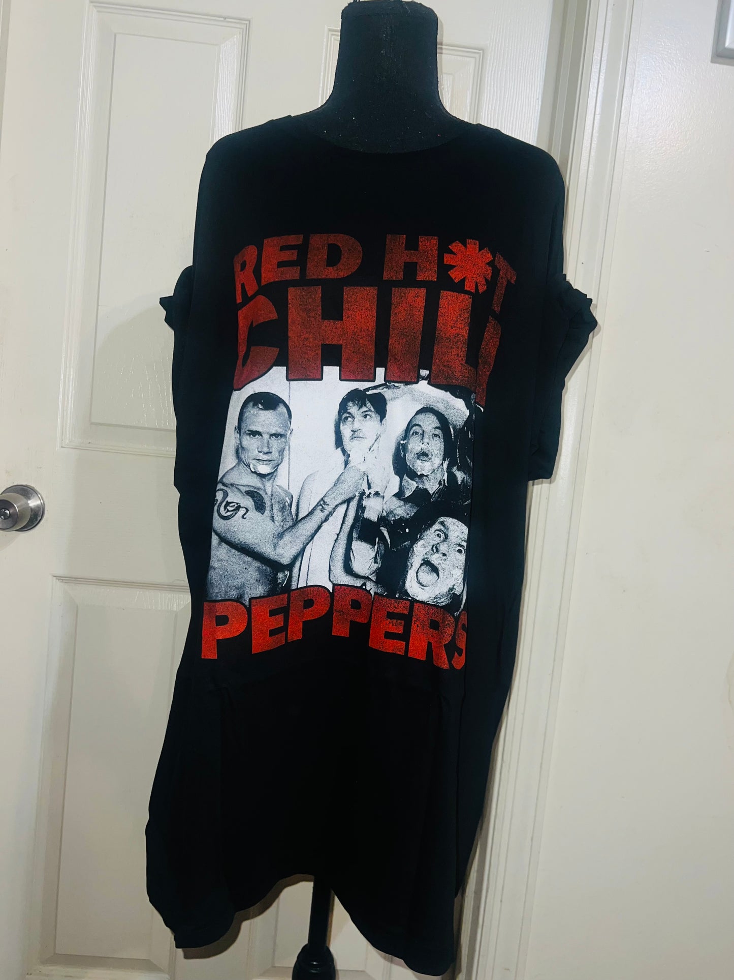 Red Hot Chili Peppers Oversized Distressed Tee