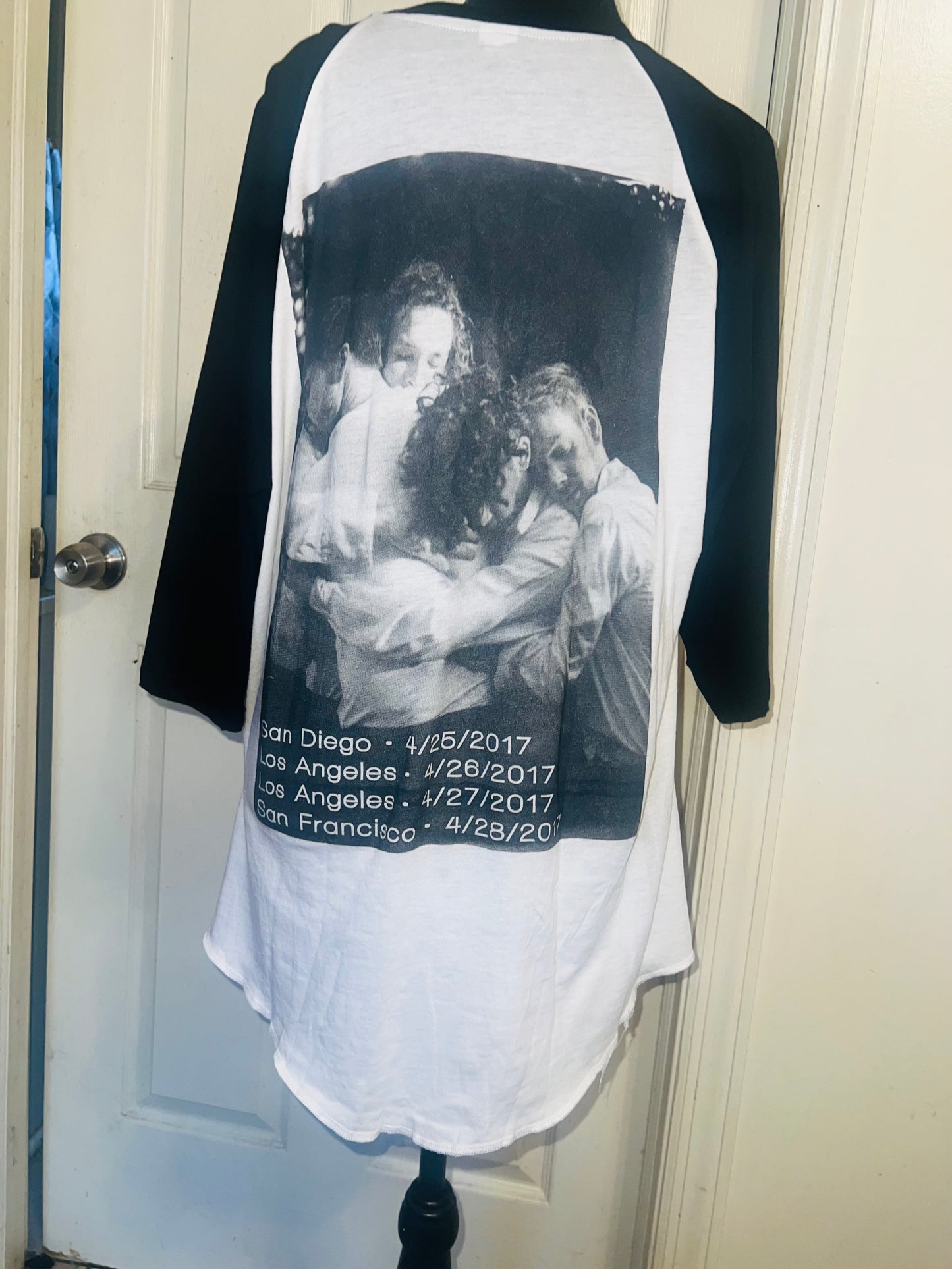 The 1975 Raglan Double Sided Oversized Tee (picture on back)