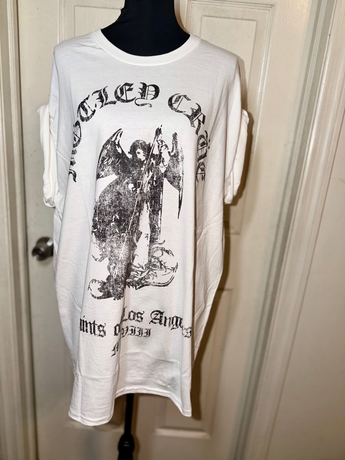 Motley Crue Oversized Distressed Tee