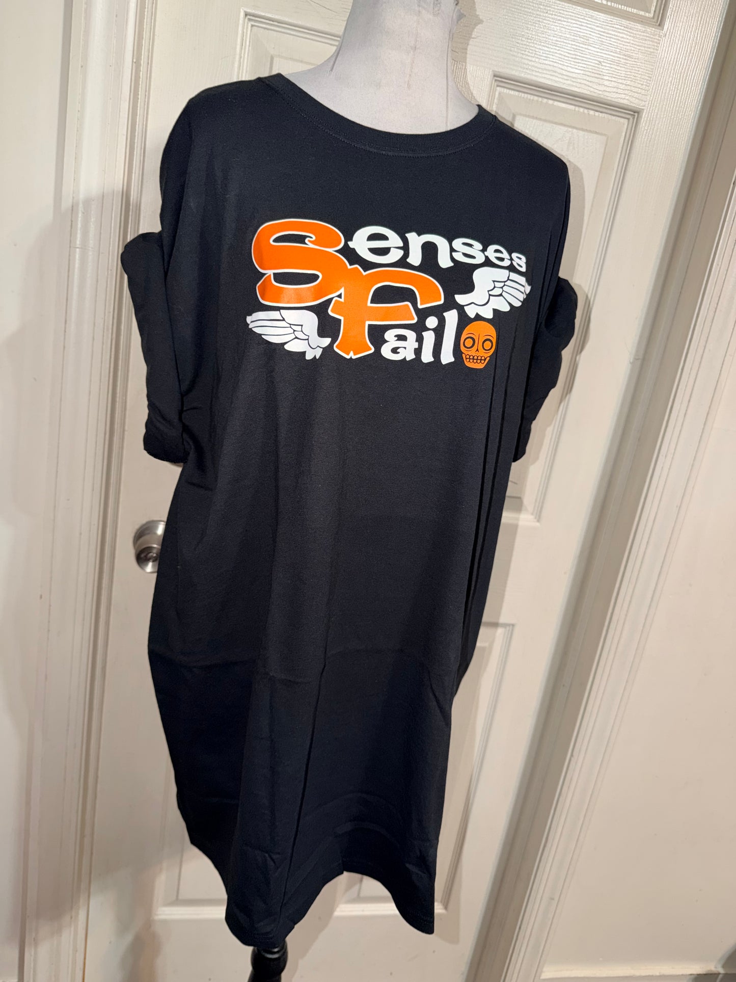 Senses Fail Oversized Distressed Tee