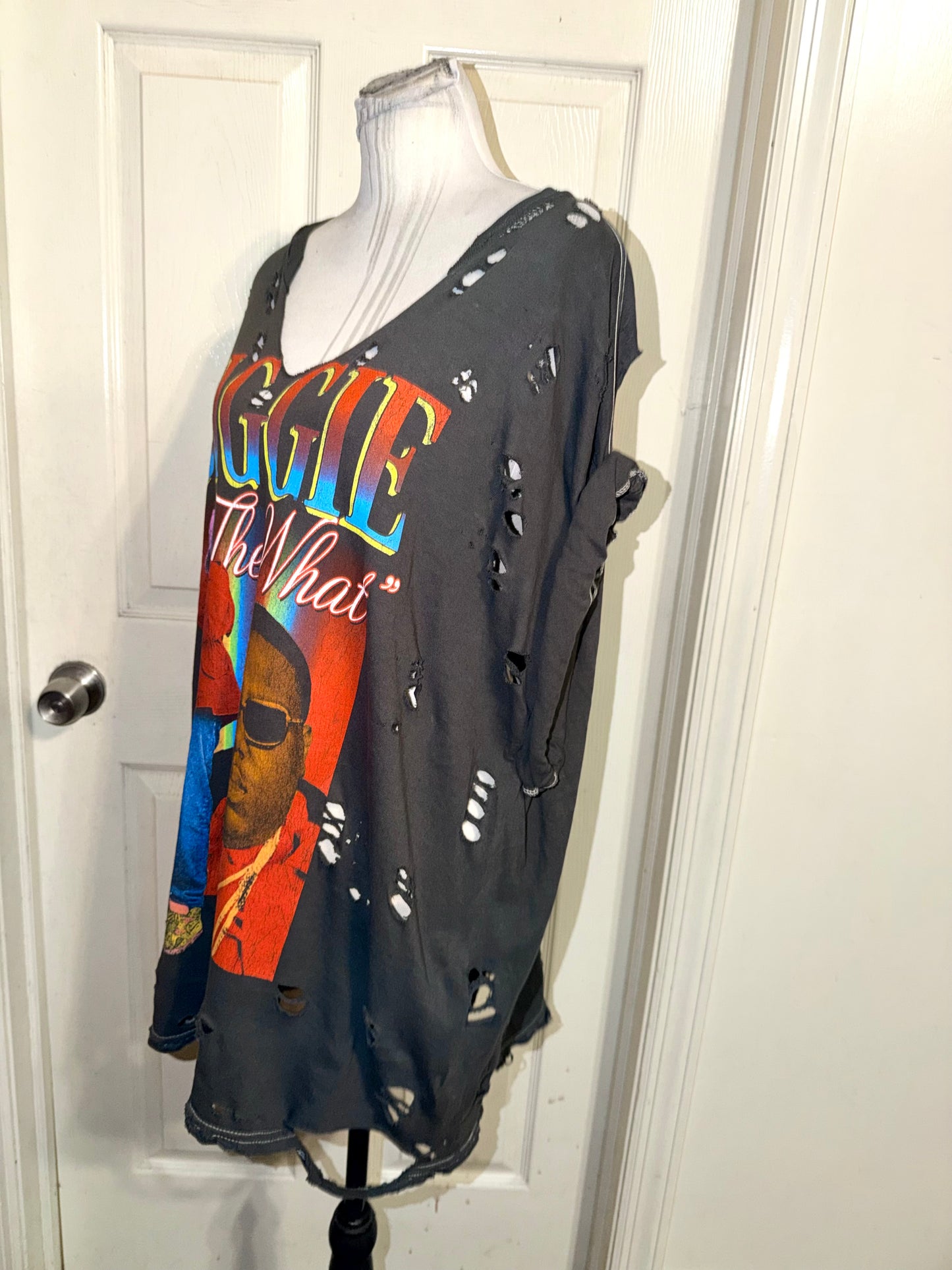 Biggie Smalls Oversized Distressed Tee (as is)