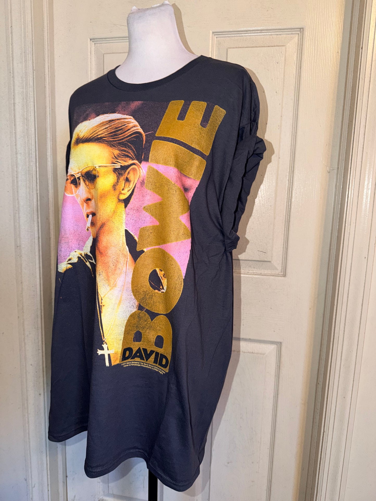 David Bowie Oversized Distressed Tee