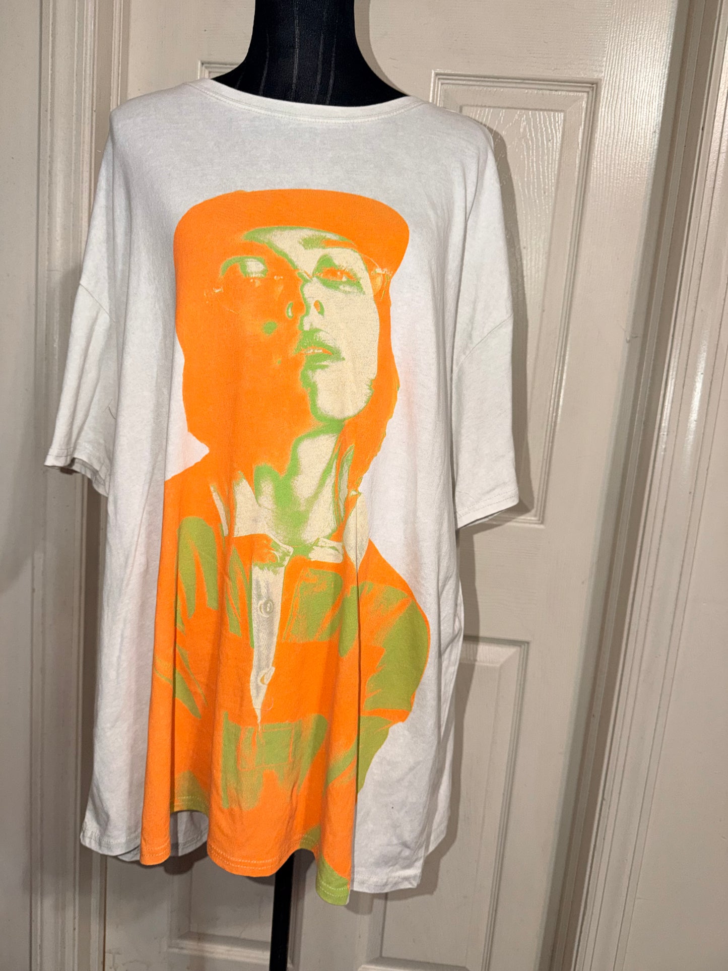 Billie Eilish Double Sided Oversized Distressed Tee
