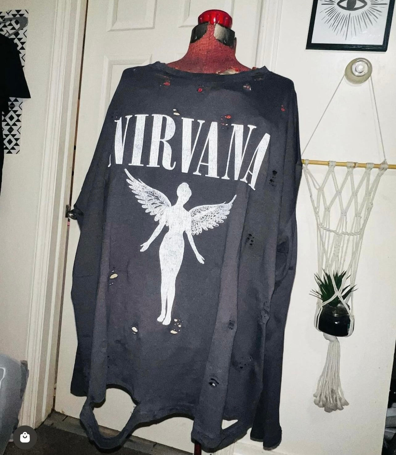 Nirvana Long Sleeve Oversized Shirt