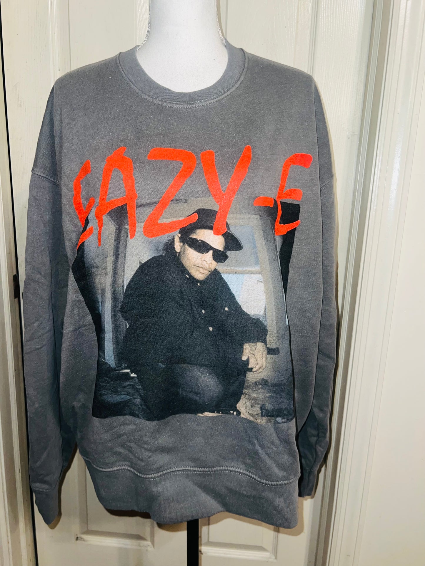 Eazy-E Oversized Distressed Sweatshirt