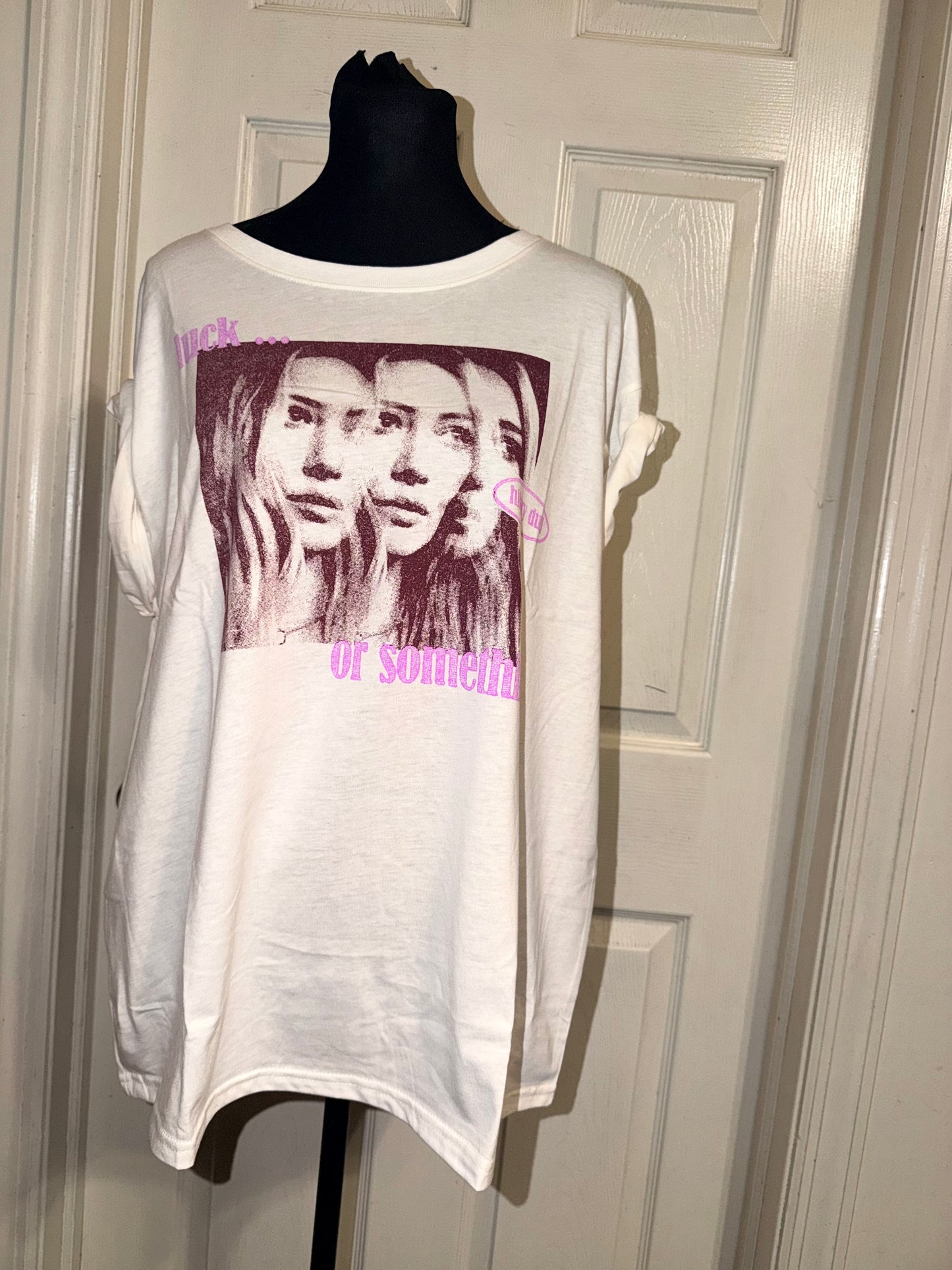 Hilary Duff Distressed Tee
