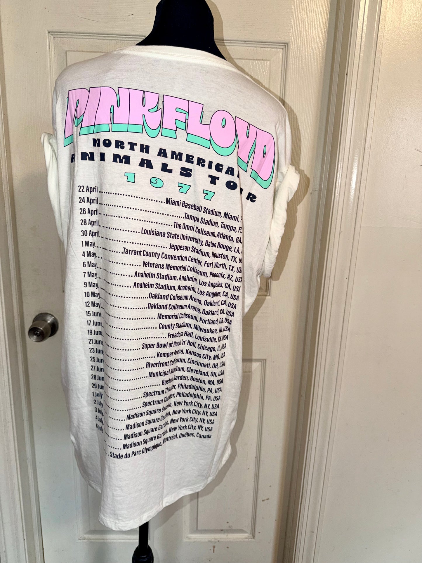 Pink Floyd Double Sided Oversized Tee