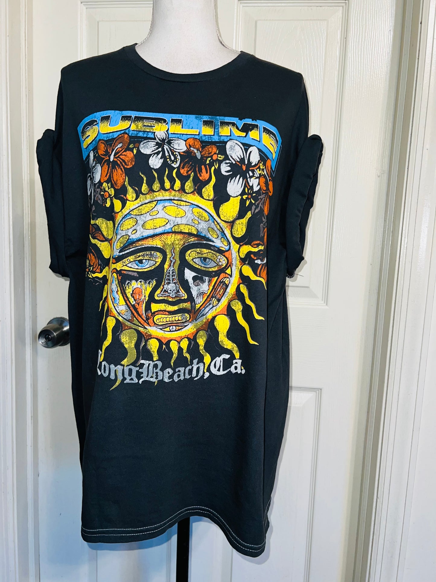 Sublime Double Sided Oversized Distressed Tee