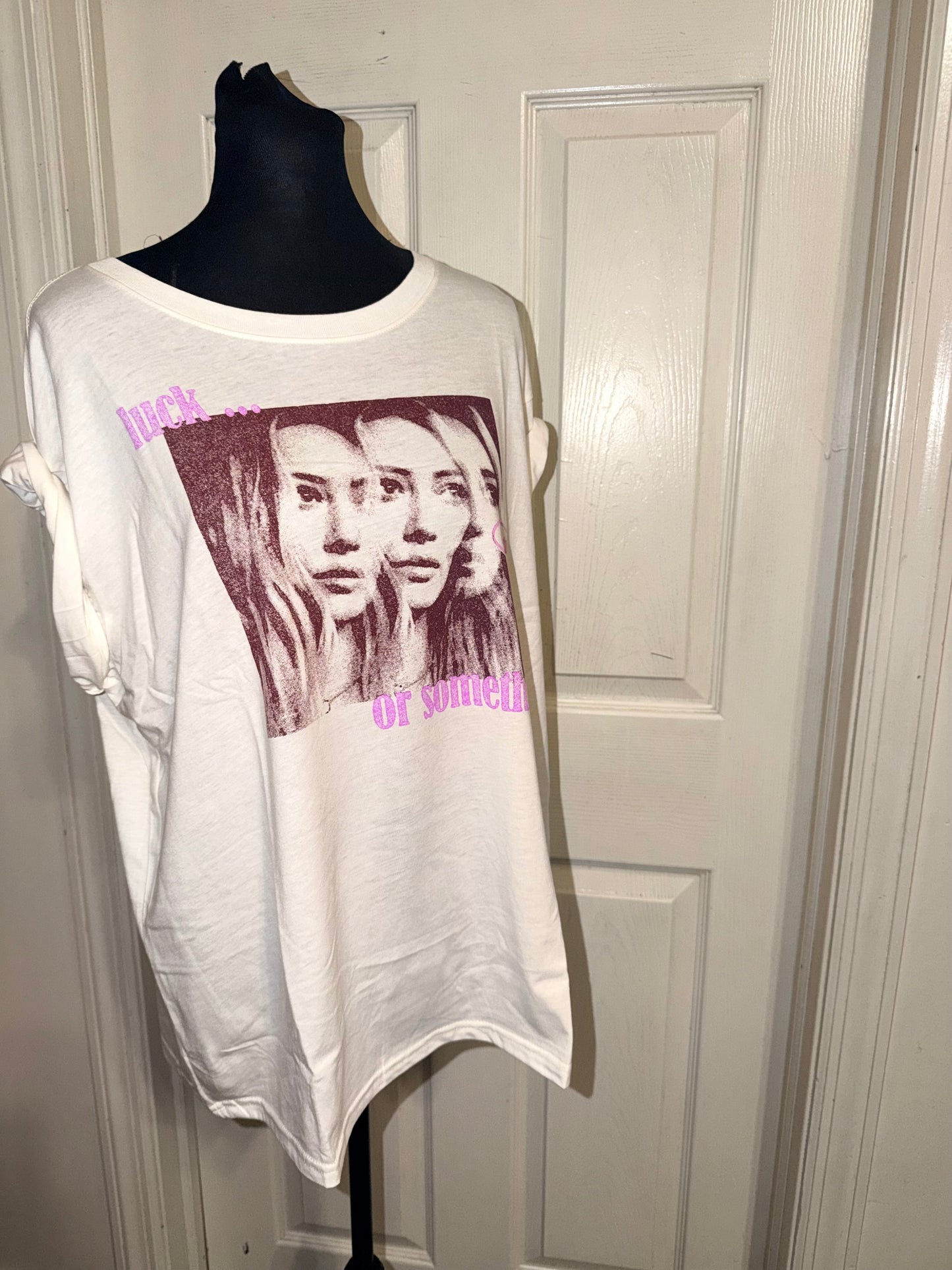 Hilary Duff Distressed Tee