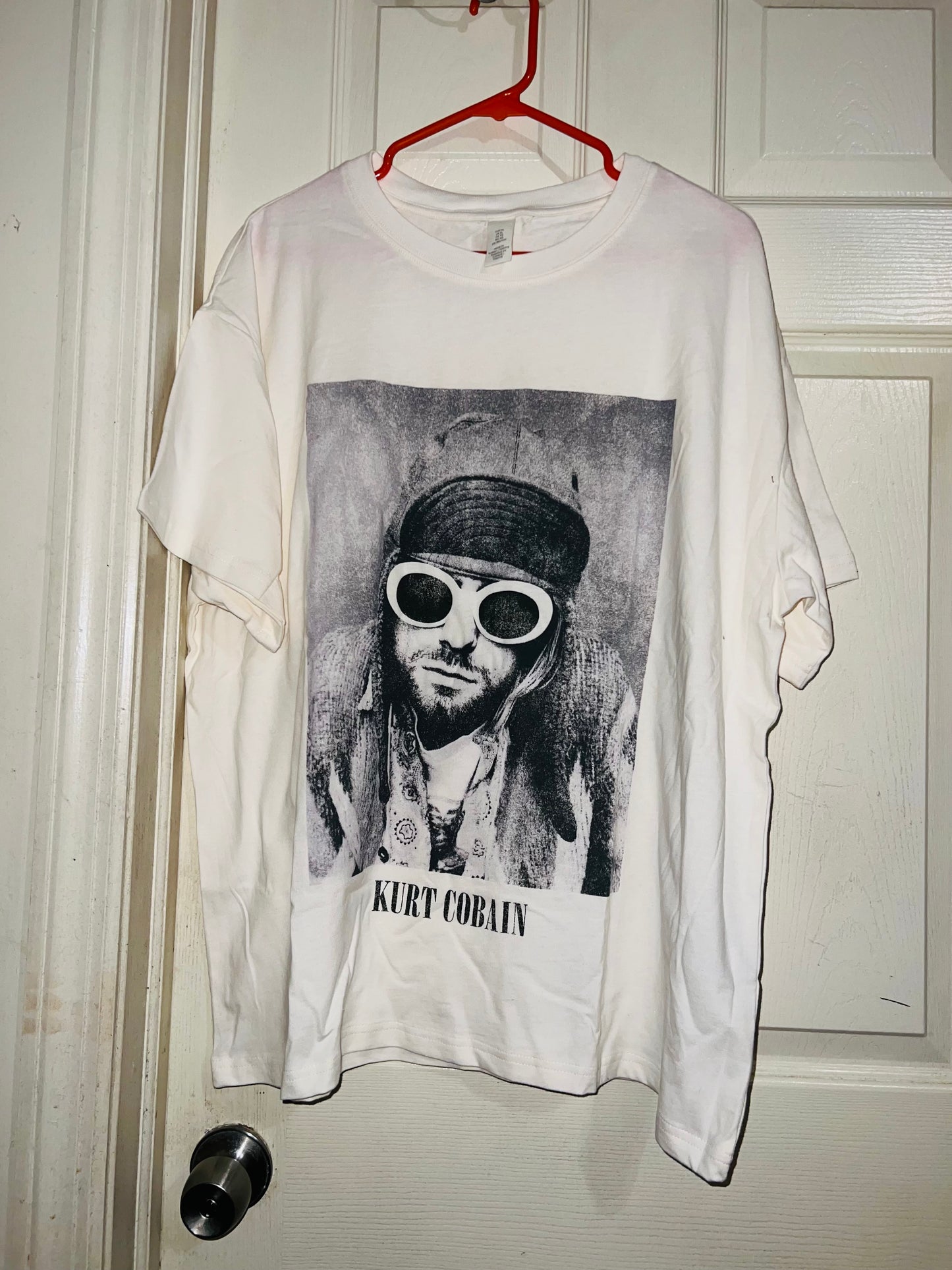 Kurt Cobain Oversized Distressed Tee