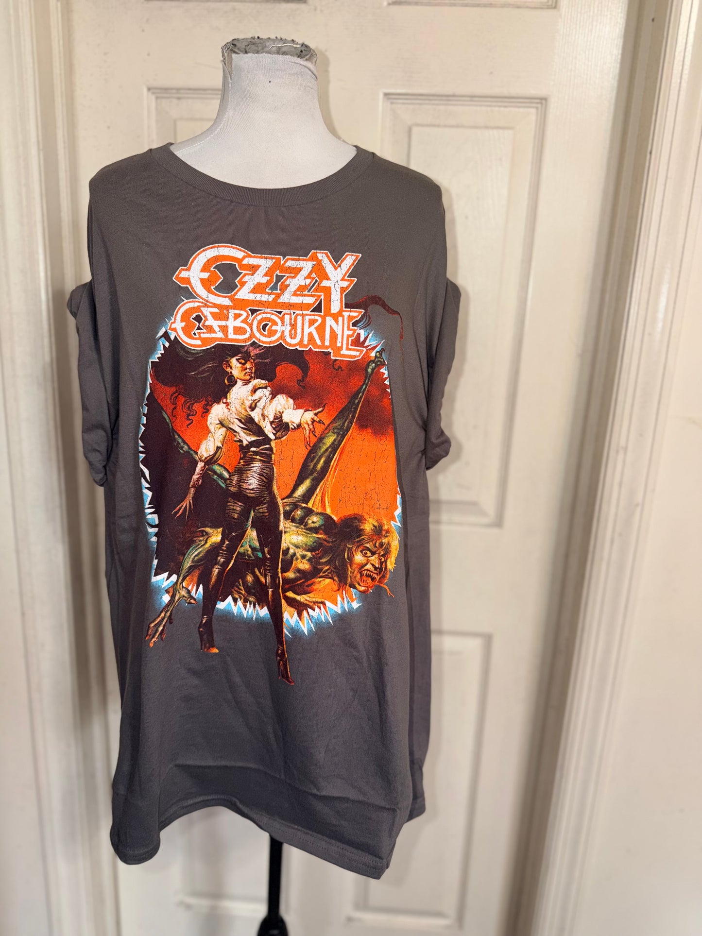 Ozzy Osbourne Oversized Distressed Tee