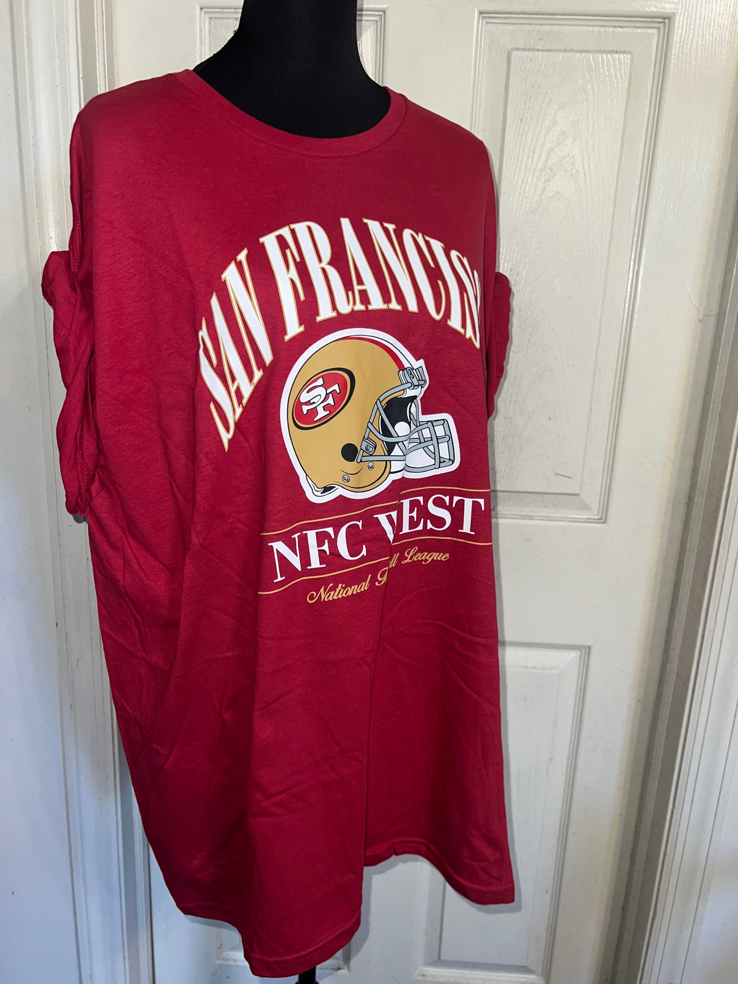 San Francisco 49ers Oversized Distressed Tee
