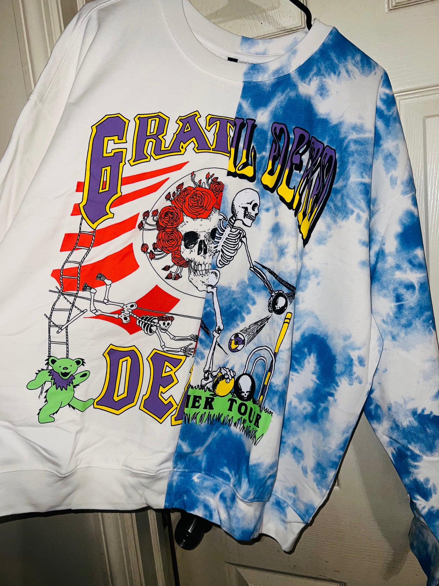 Grateful Dead Oversized Split Sweatshirt