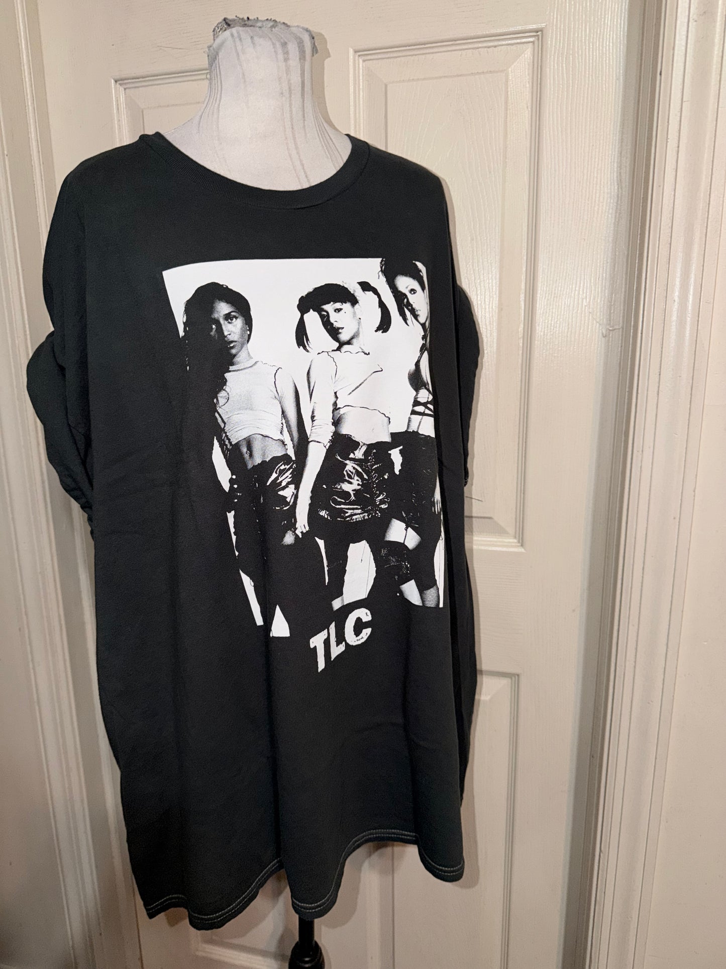 TLC Oversized Distressed Tee