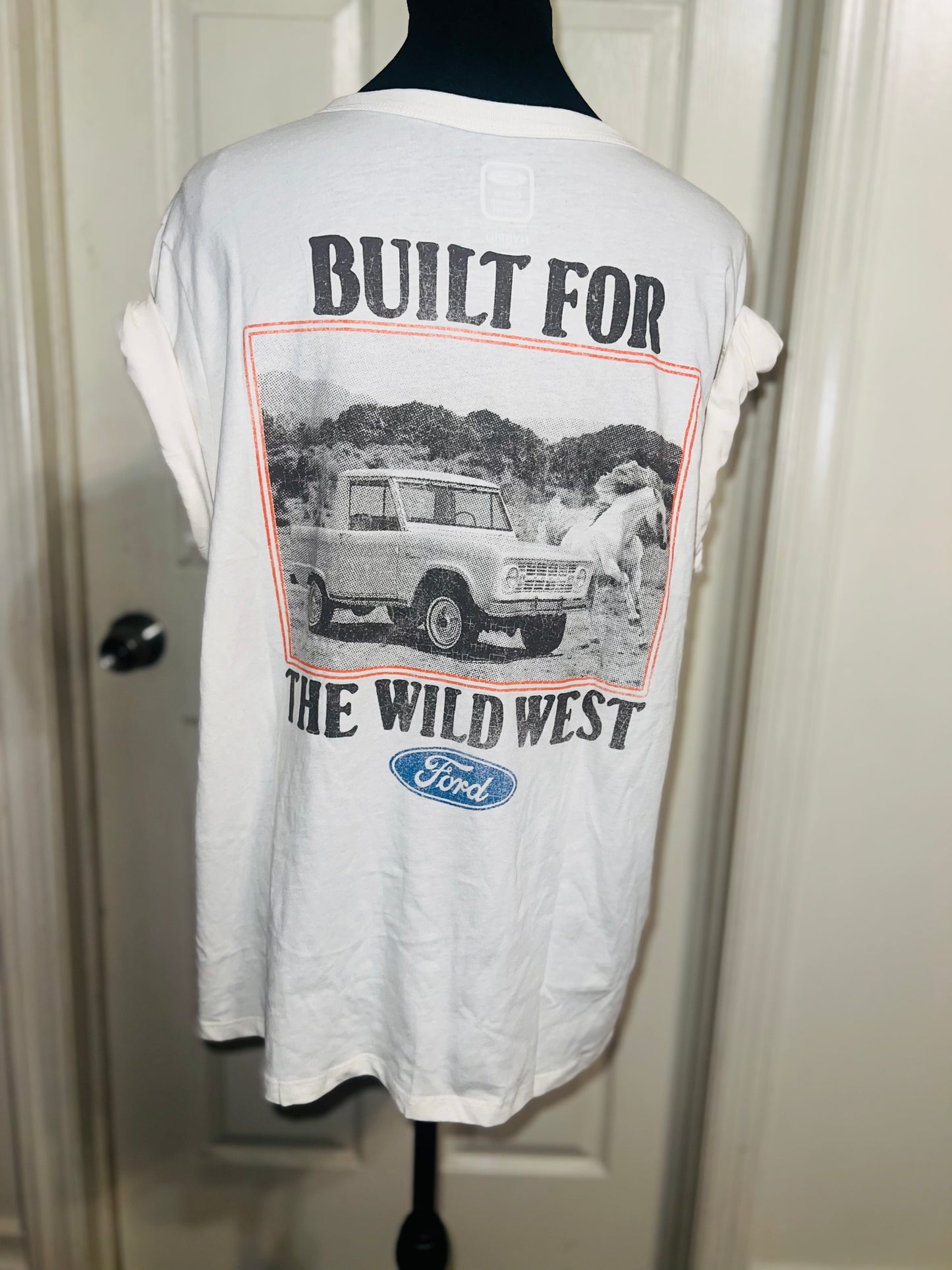 Ford Bronco Wild West Double Sided Distressed Tee