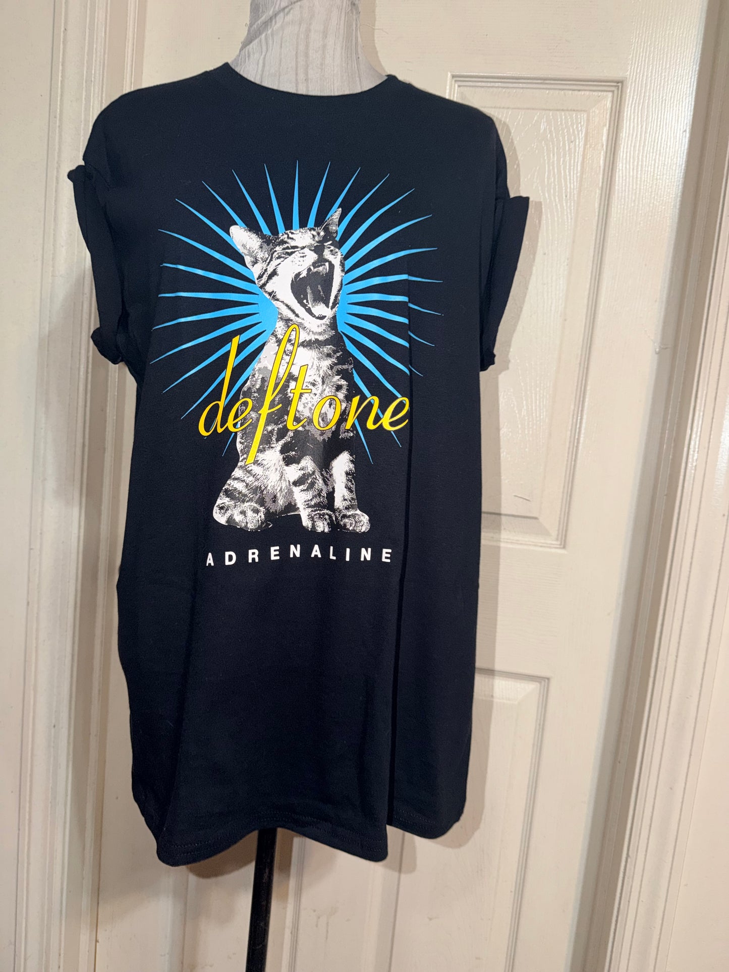 Deftones Oversized Distressed Tee
