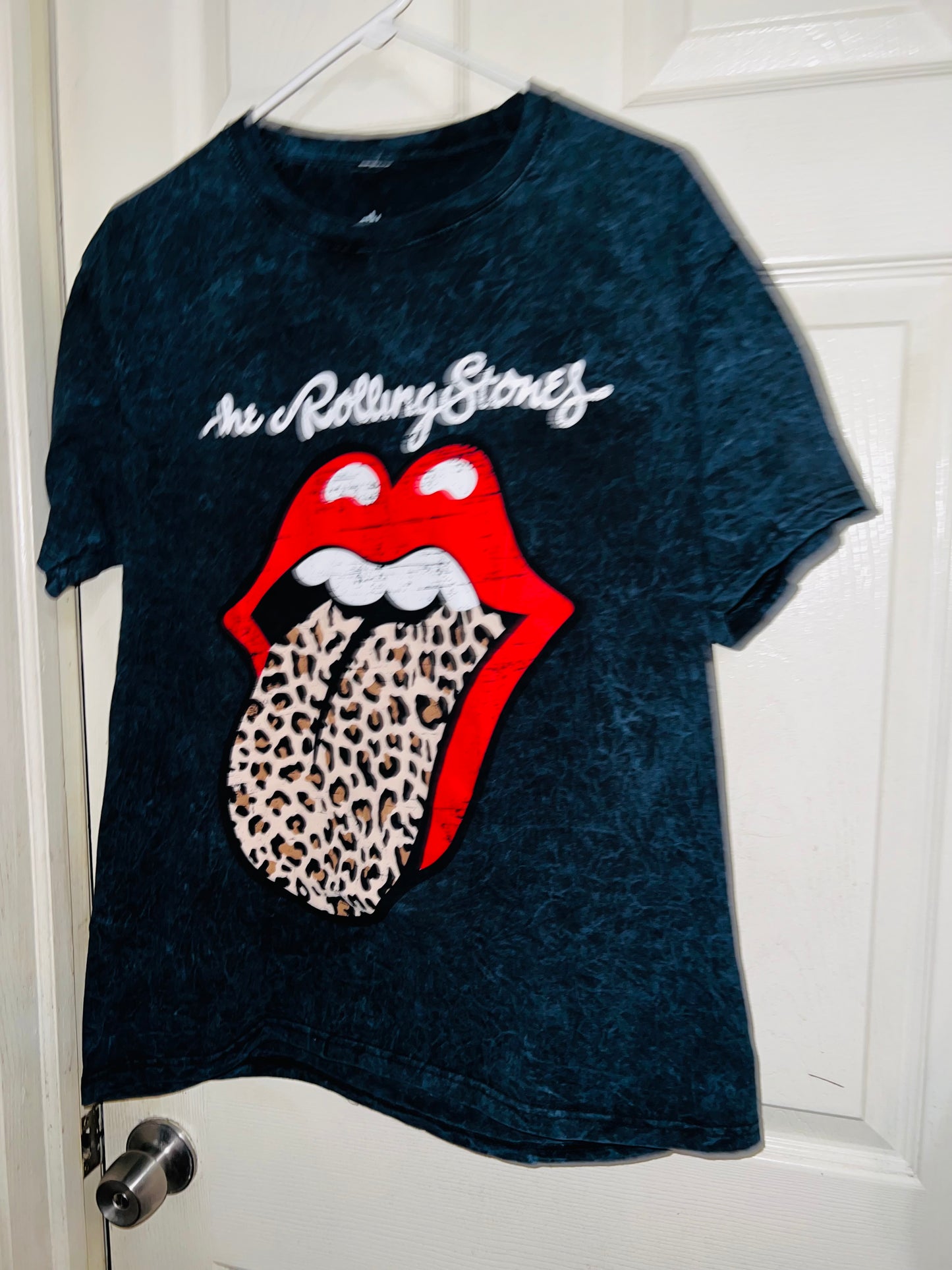 The Rolling Stones Cheetah Oversized Distressed Tee